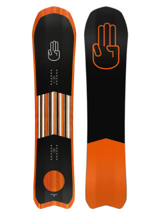 Deska snowboardowa Bataleon Party Wave + (black/orange)