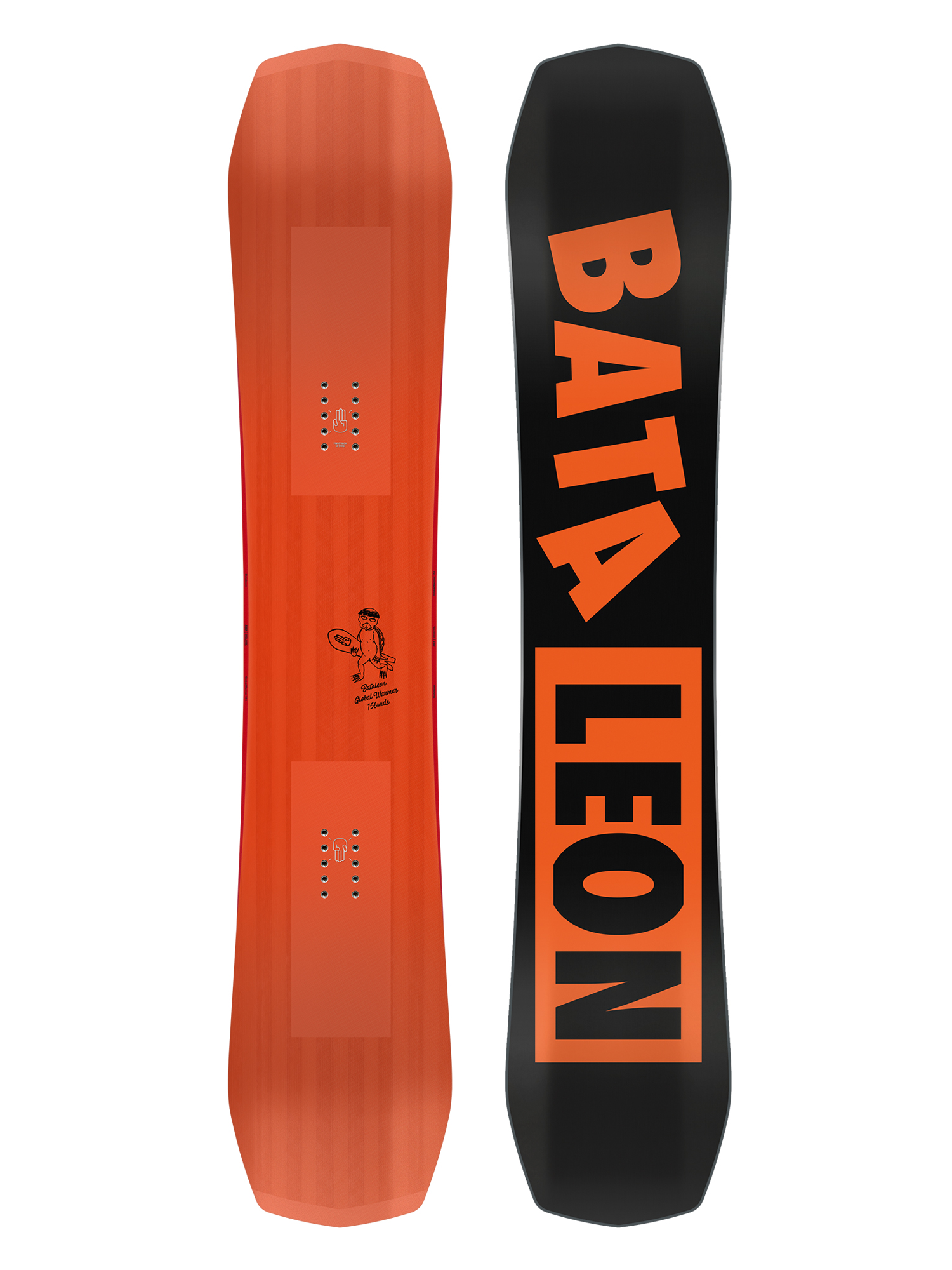 Bataleon Global Warmer 154cm バタレオン Deska snowboardowa Bataleon Global Warmer - pomarańczowy (black