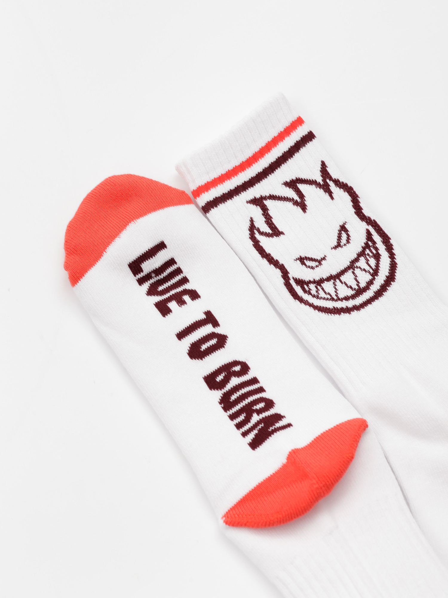 Skarpetki Spitfire Bighead (white/red/burgundy)