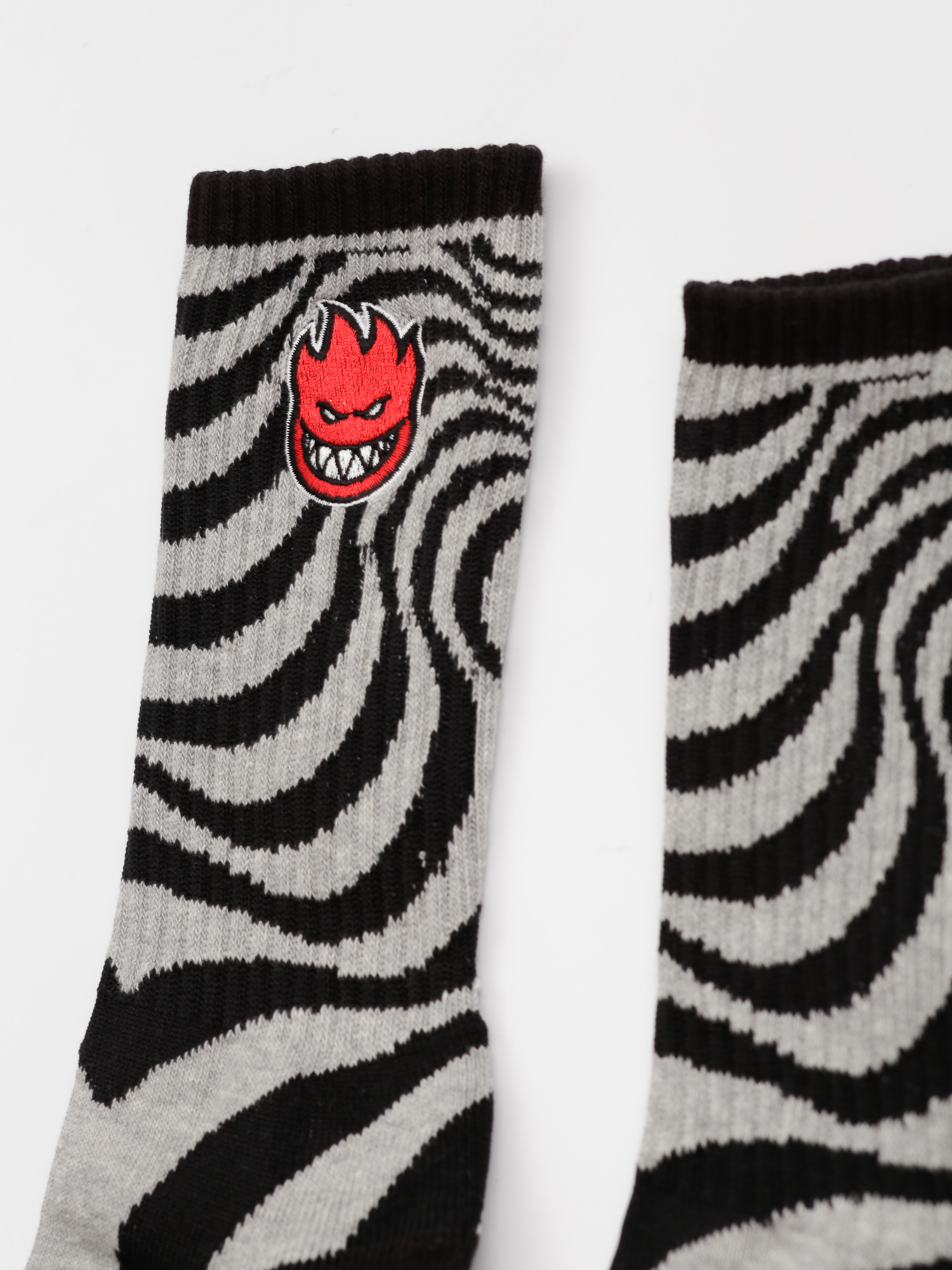 Skarpetki Spitfire Bighead Fill Emb Swirl (black/grey)