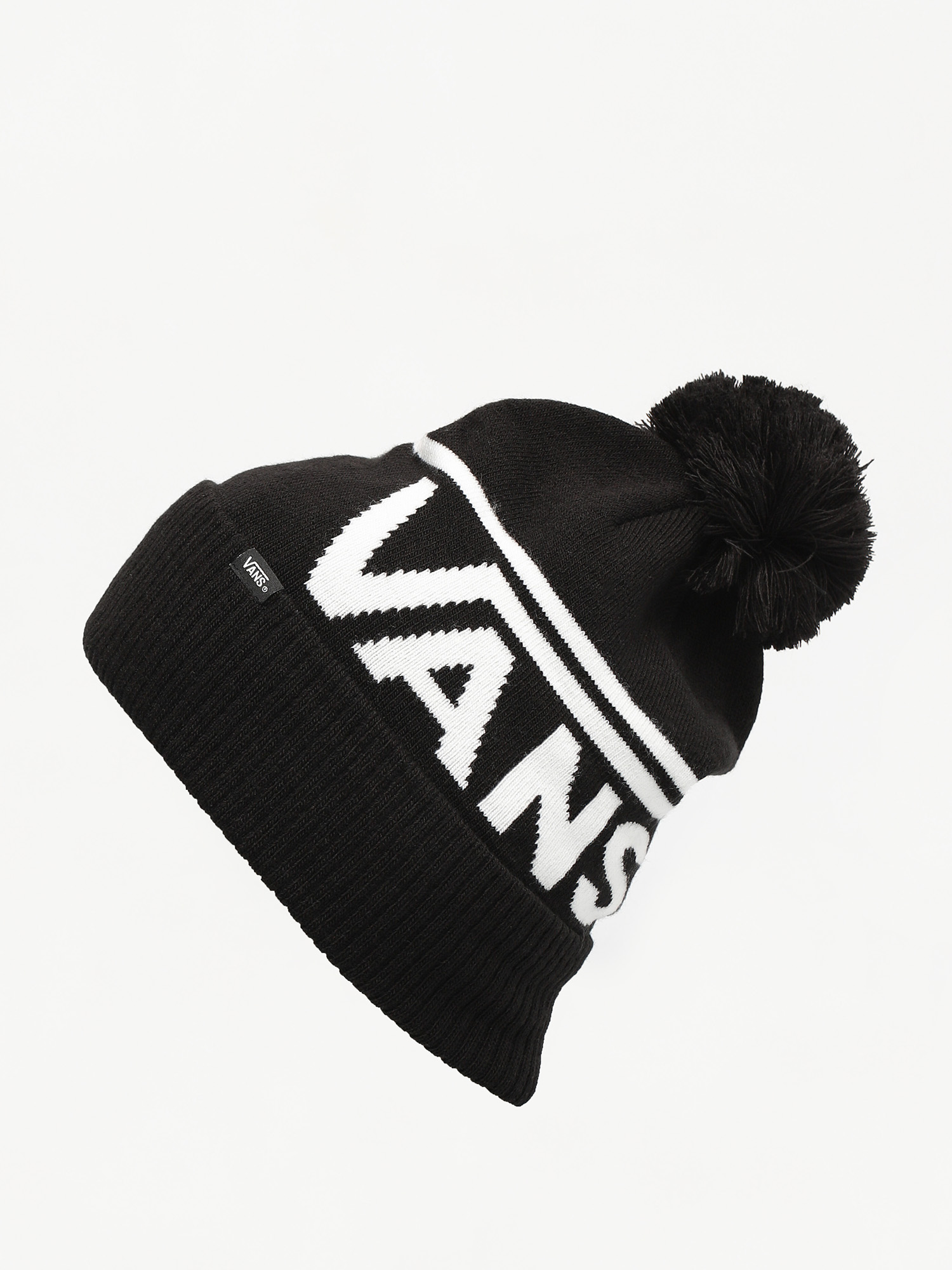 Czapka zimowa Vans Stripe Pom (black/white)