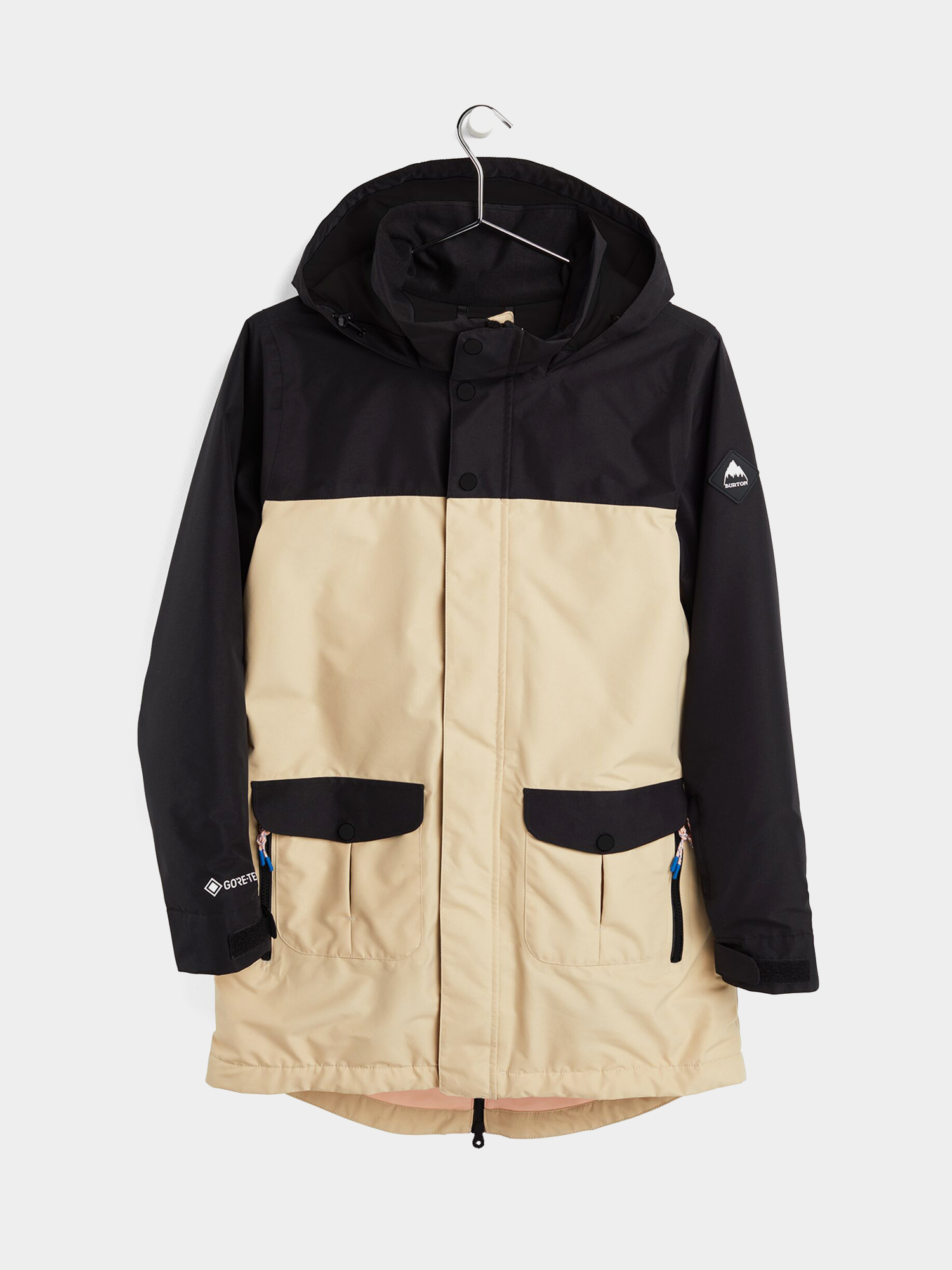 Damska Kurtka snowboardowa Burton Gore Tex Eyris (true black/irish cream)