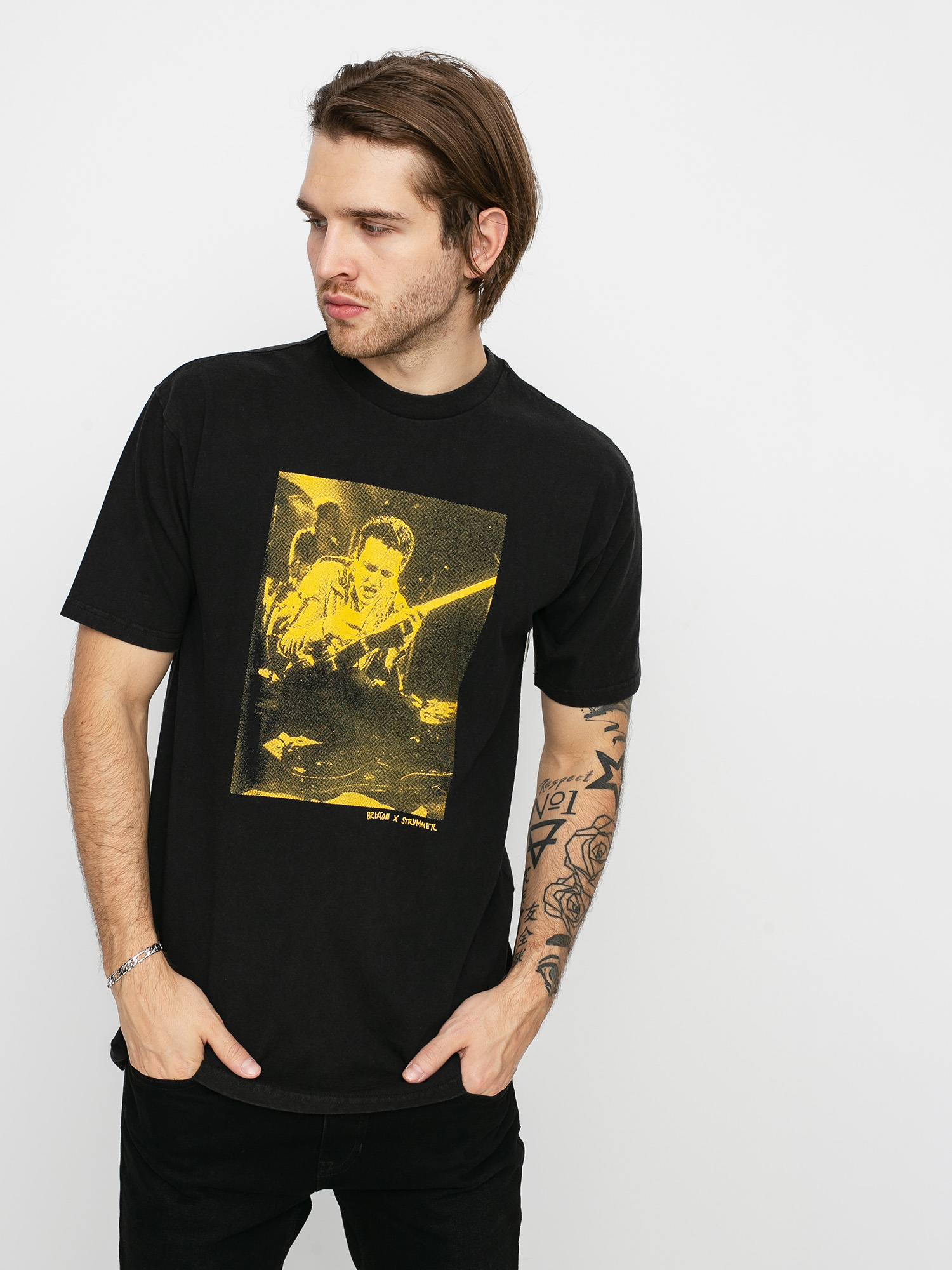 T-shirt Brixton x Strummer Stage (black)