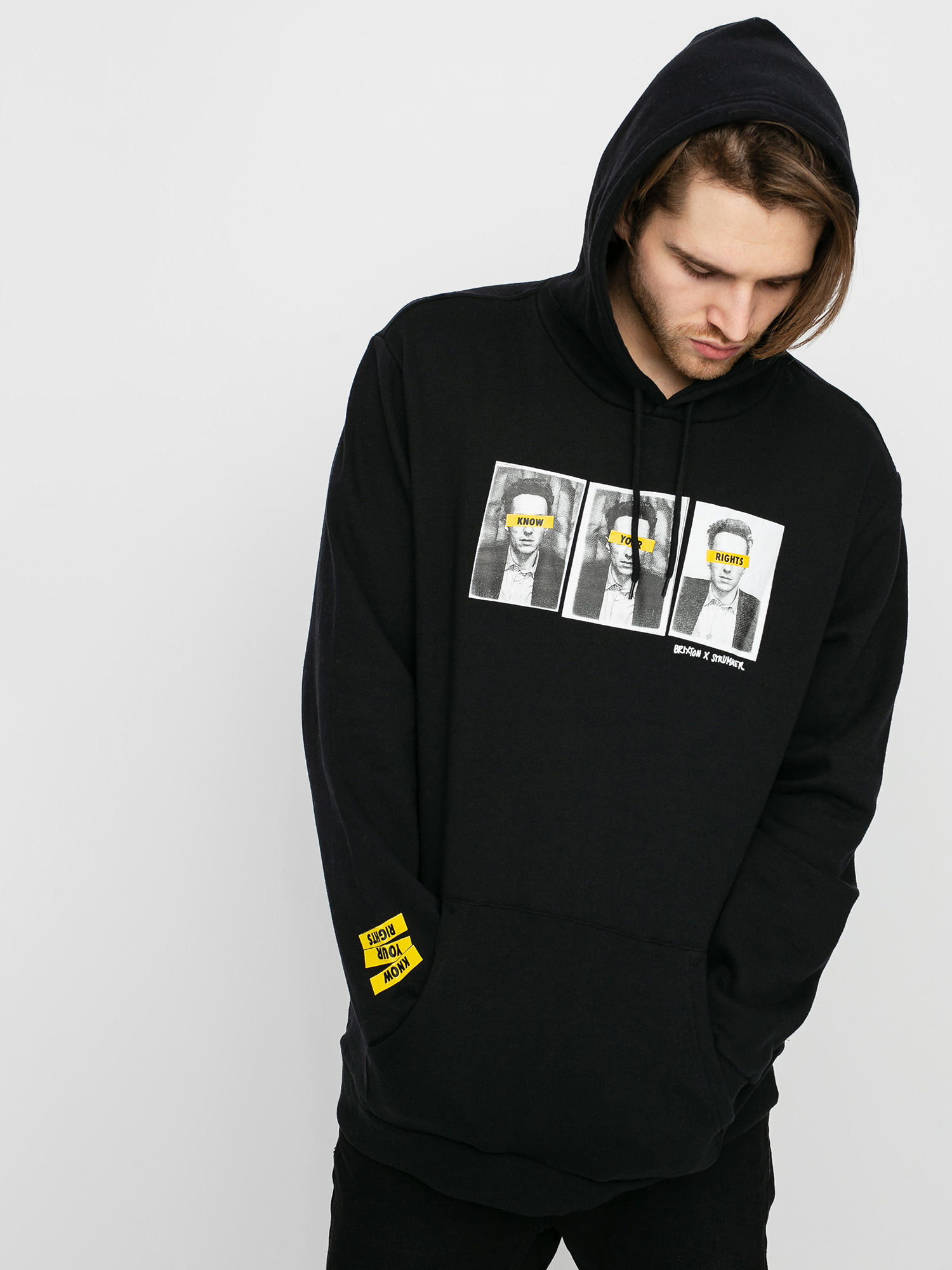 Bluza z kapturem Brixton x Strummer Kyr HD (black)