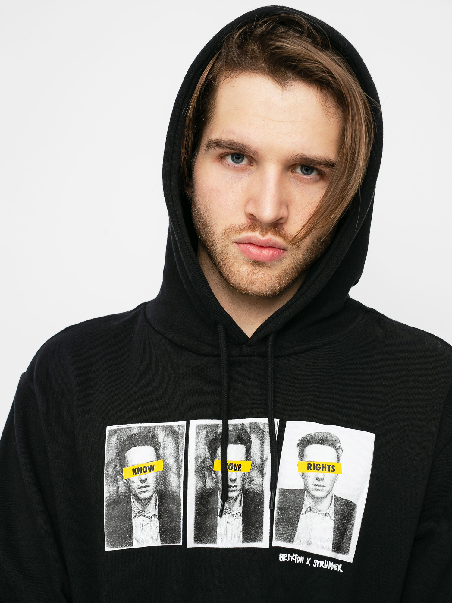 Bluza z kapturem Brixton x Strummer Kyr HD (black)