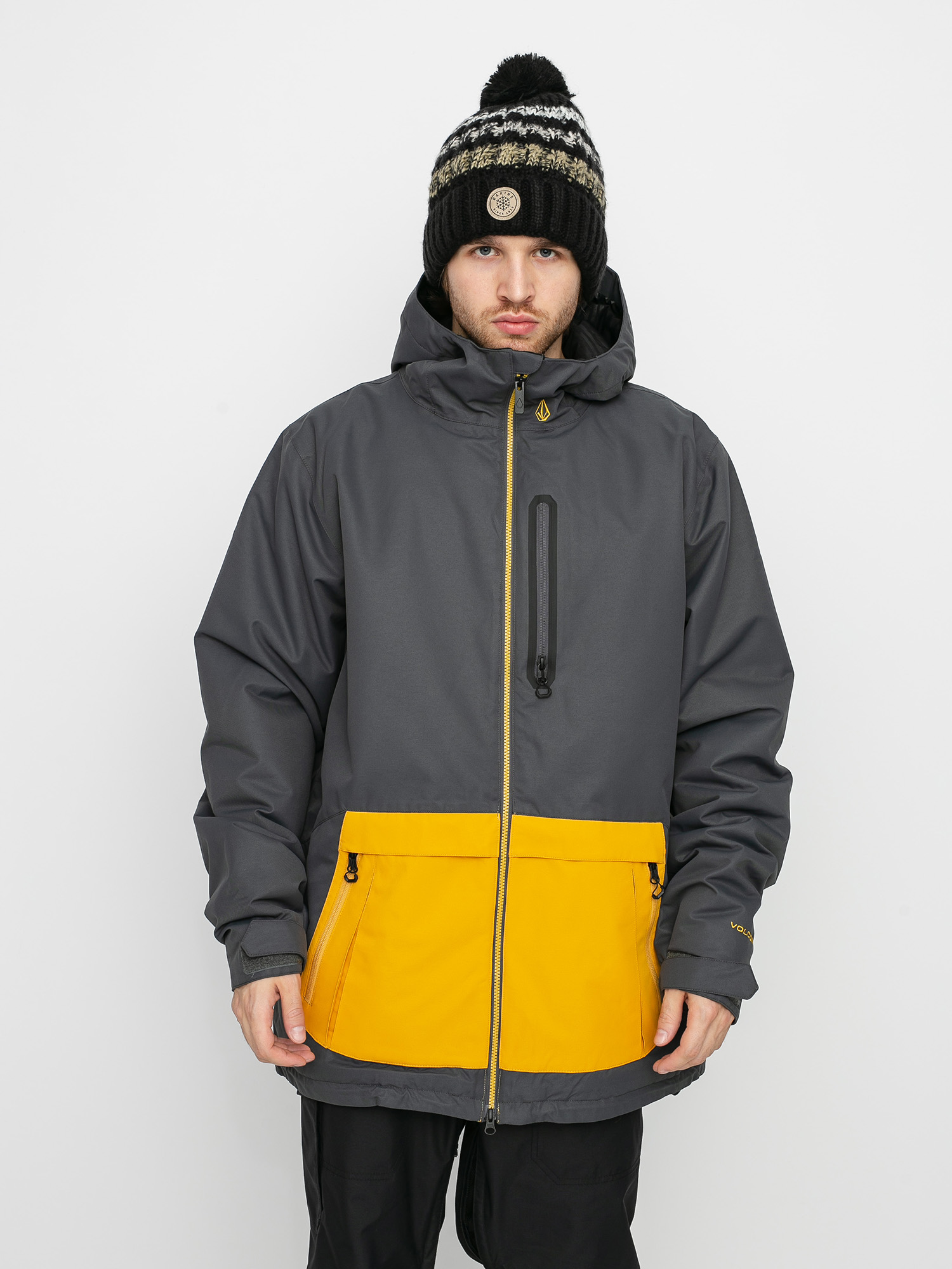 Męska Kurtka snowboardowa Volcom Deadlystones Ins (dark grey)