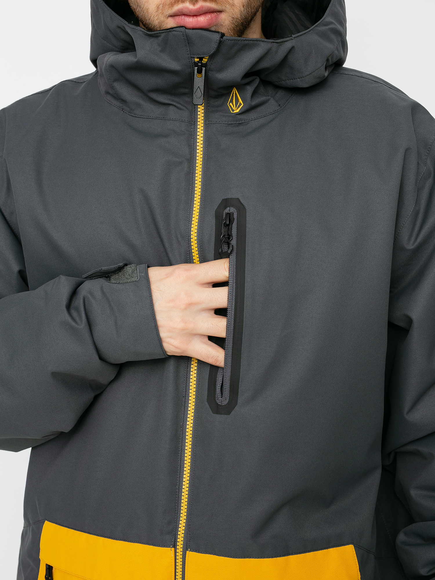 Męska Kurtka snowboardowa Volcom Deadlystones Ins (dark grey)
