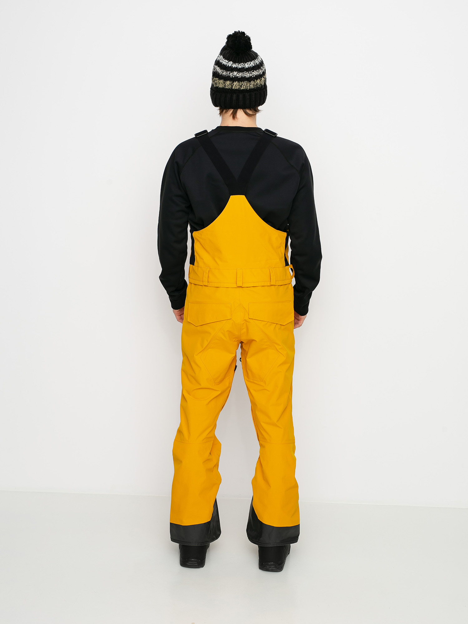 Męskie Spodnie snowboardowe Volcom Rain Gore Bib Overall (resin gold)