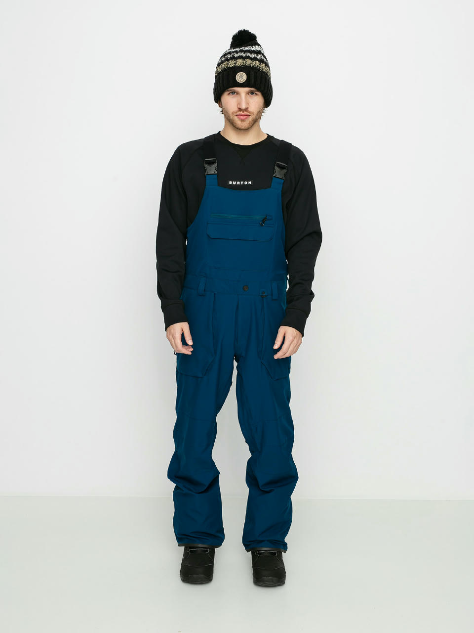 Męskie Spodnie snowboardowe Volcom Roan Bib Overall (blue)