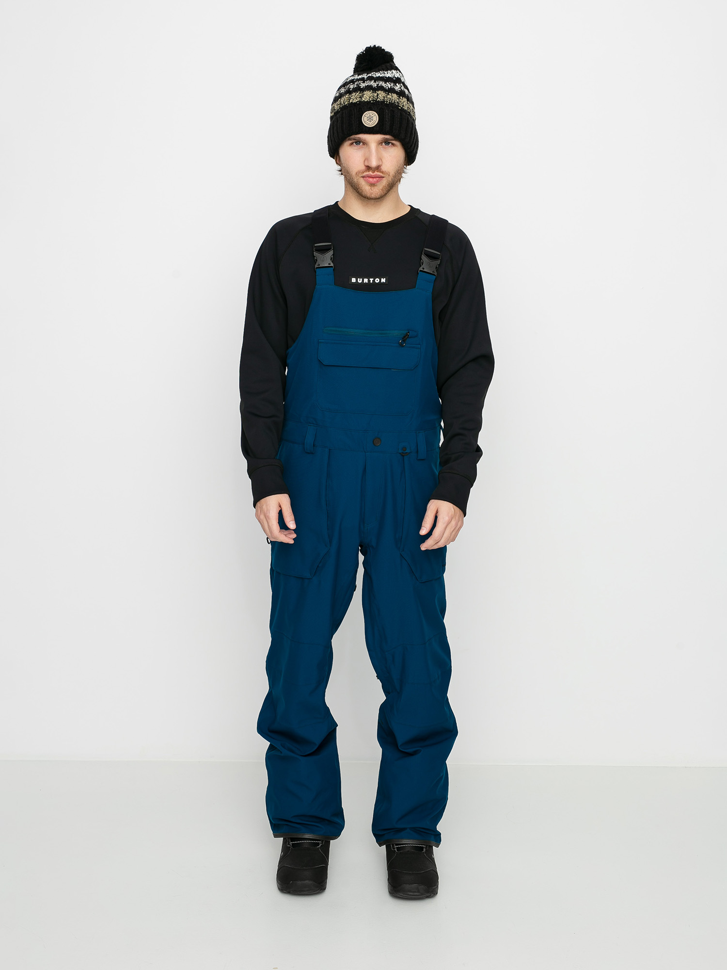 Męskie Spodnie snowboardowe Volcom Roan Bib Overall (blue)