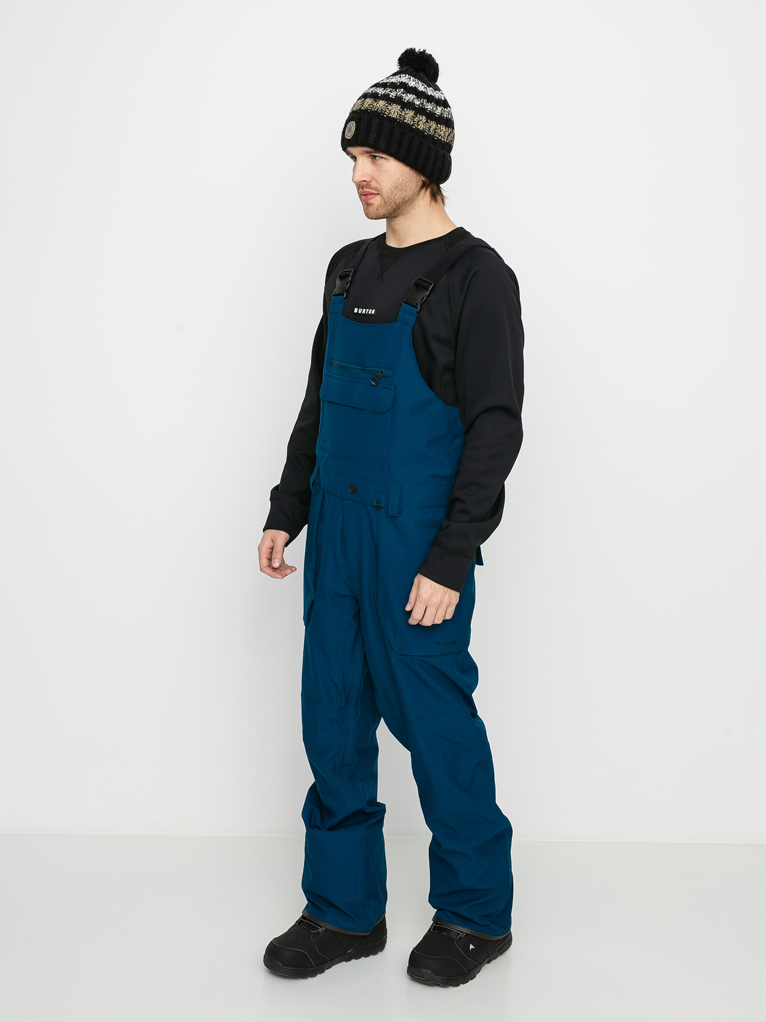 Męskie Spodnie snowboardowe Volcom Roan Bib Overall (blue)
