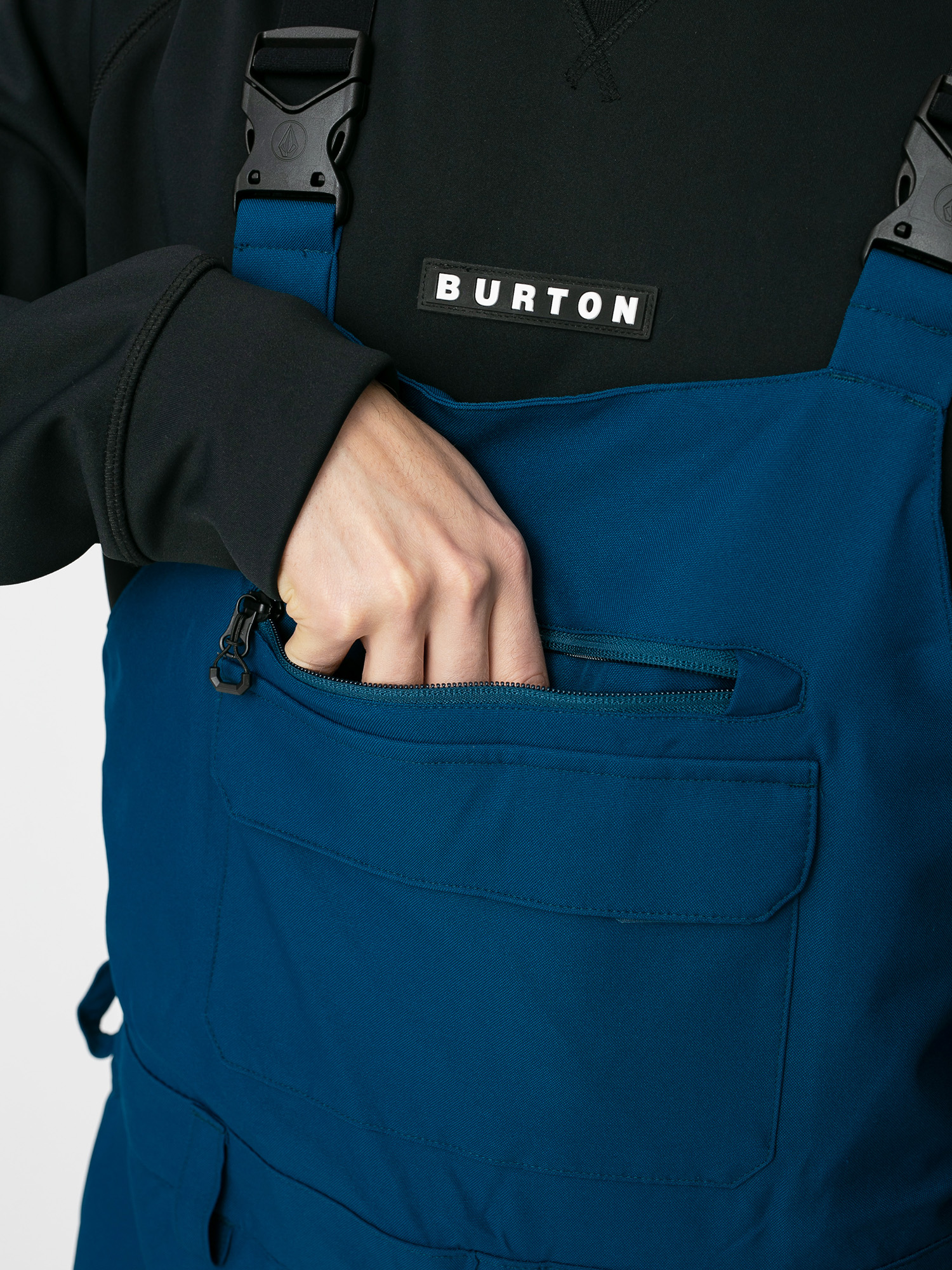 Męskie Spodnie snowboardowe Volcom Roan Bib Overall (blue)