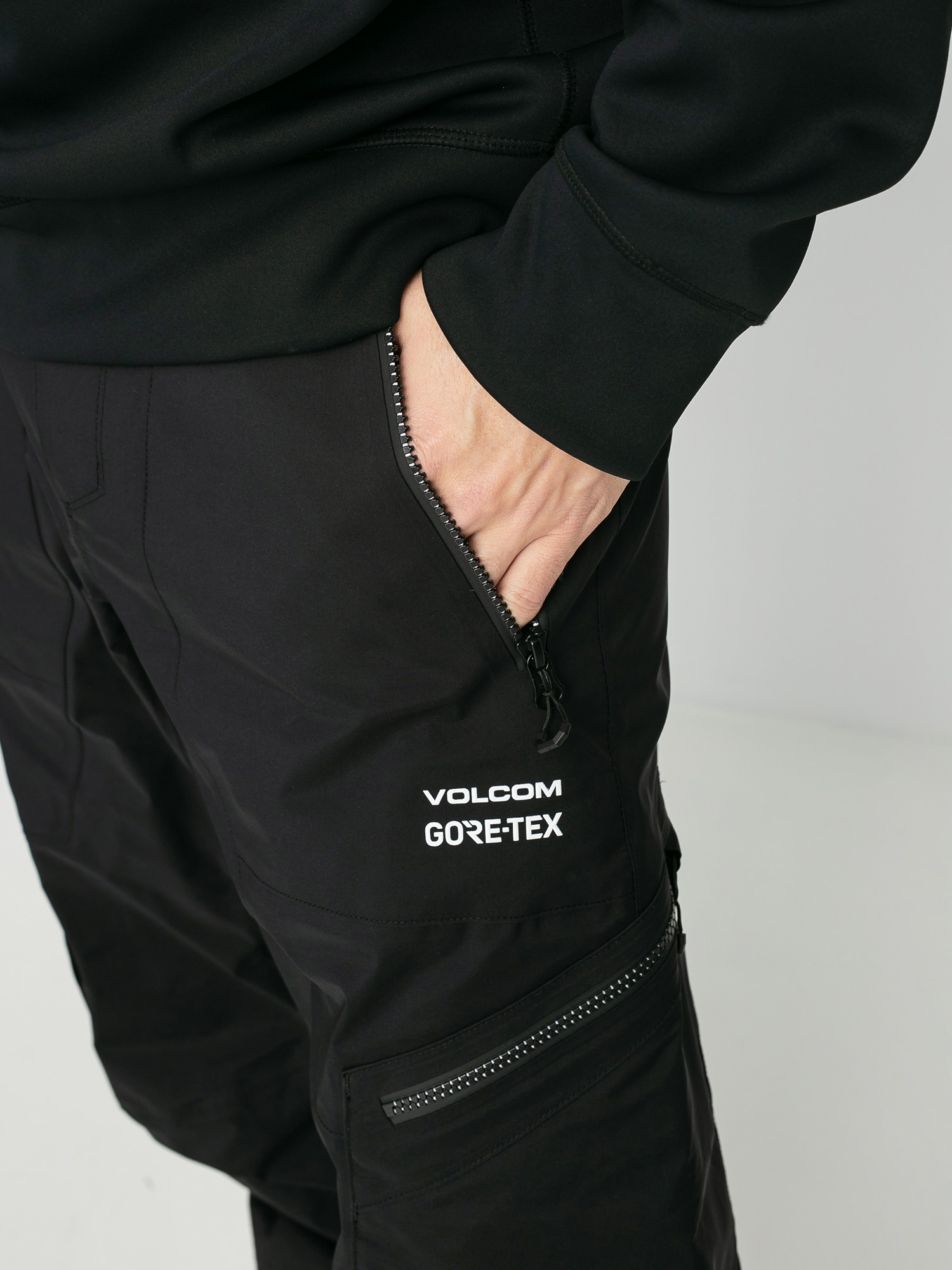 Męskie Spodnie snowboardowe Volcom Guch Stretch Gore (black)