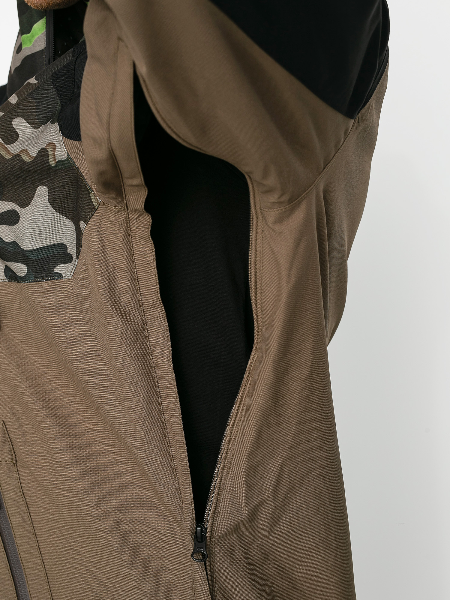Męska Kurtka snowboardowa Volcom Brighton Pullover (army)