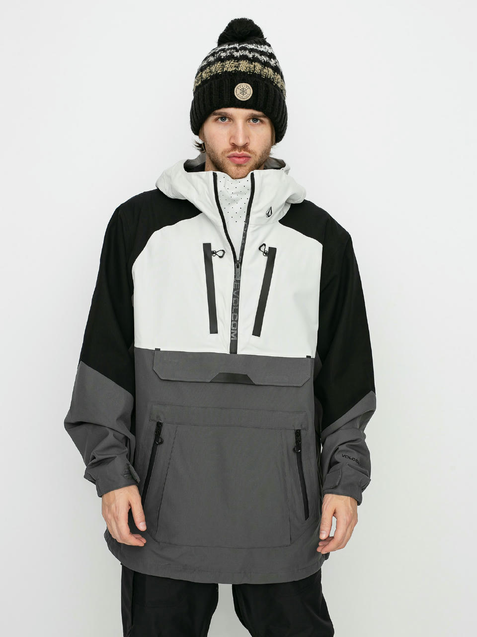 Męska Kurtka snowboardowa Volcom Brighton Pullover (grey)