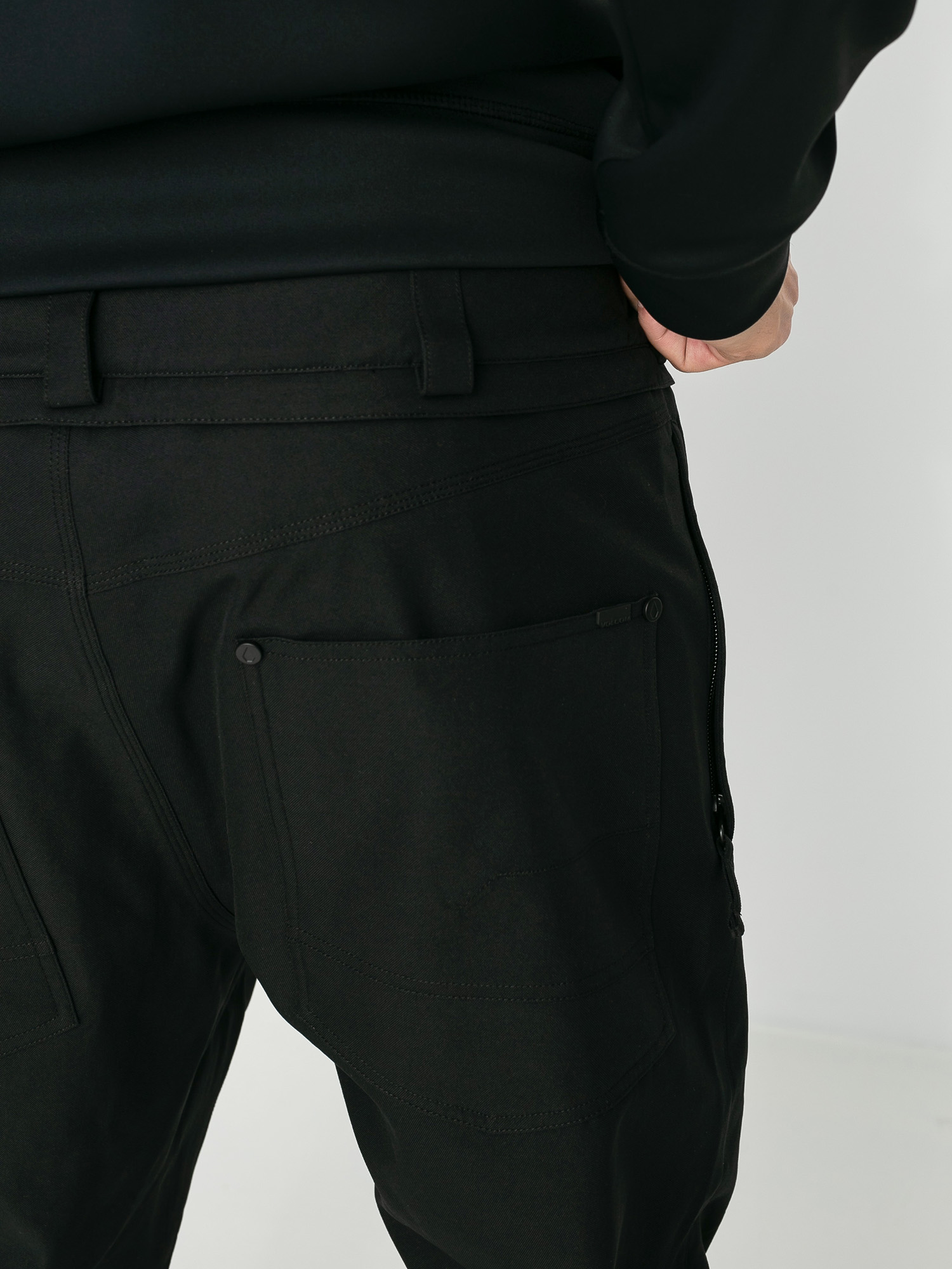 Męskie Spodnie snowboardowe Volcom Klocker Tight (black)
