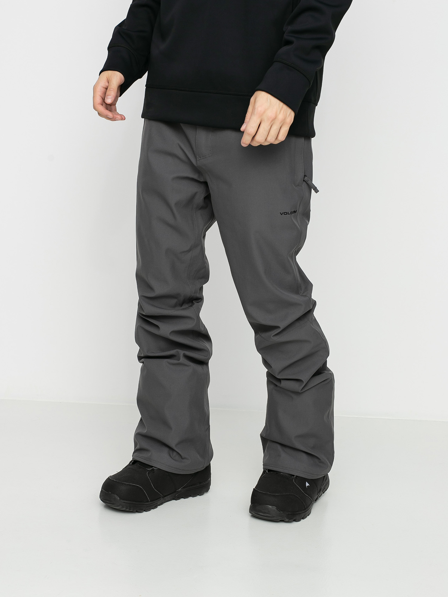 Męskie Spodnie snowboardowe Volcom Klocker Tight (dark grey)