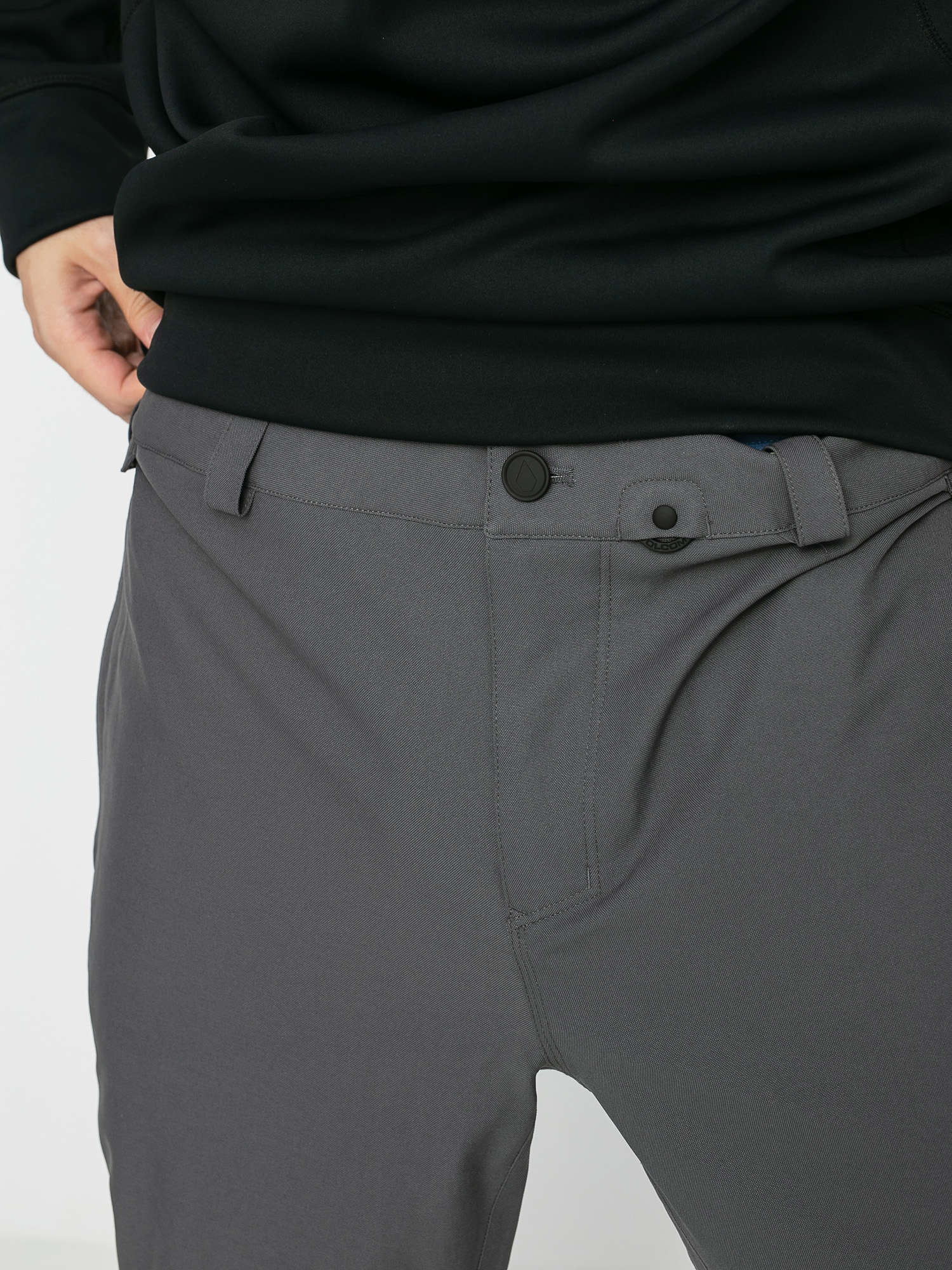 Męskie Spodnie snowboardowe Volcom Klocker Tight (dark grey)