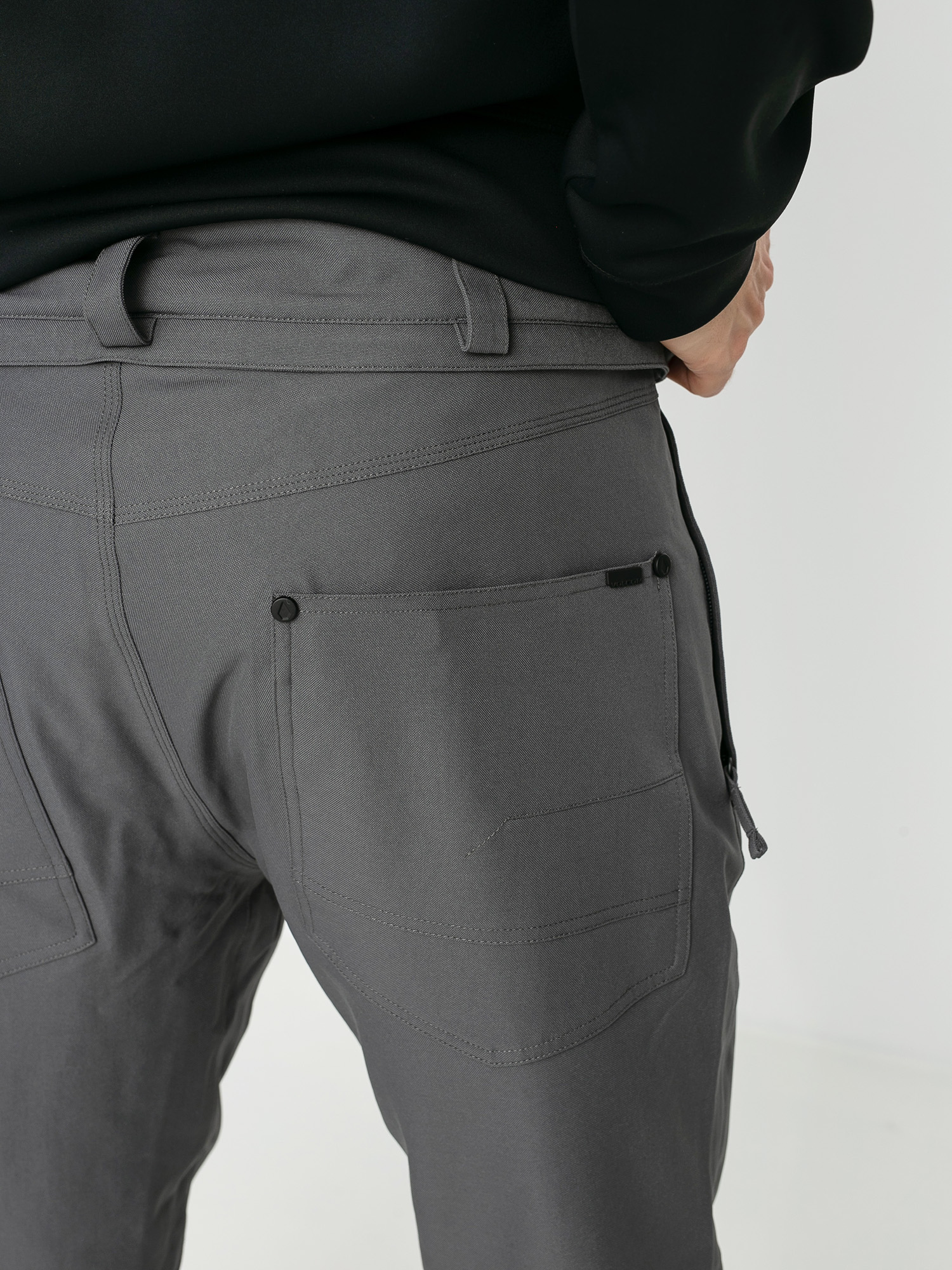 Męskie Spodnie snowboardowe Volcom Klocker Tight (dark grey)
