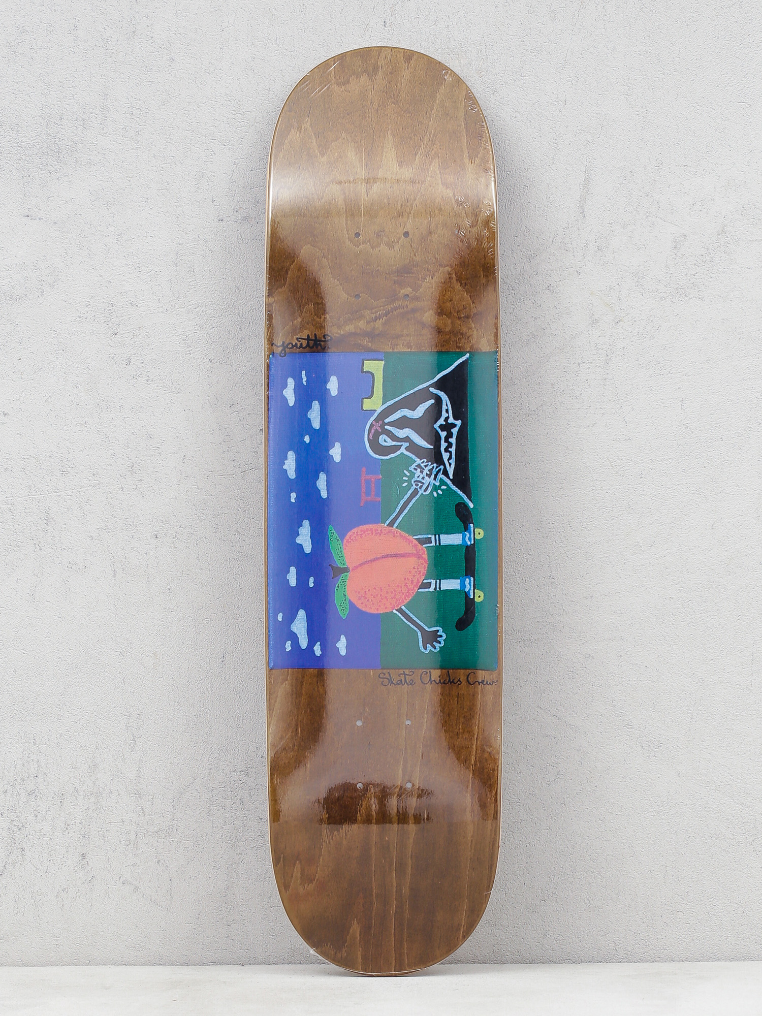 Deck Youth Skateboards Skate Chicks (brown)