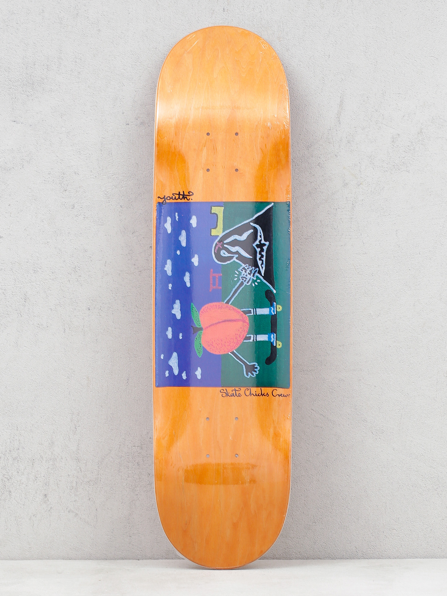 Deck Youth Skateboards Skate Chicks (orange)