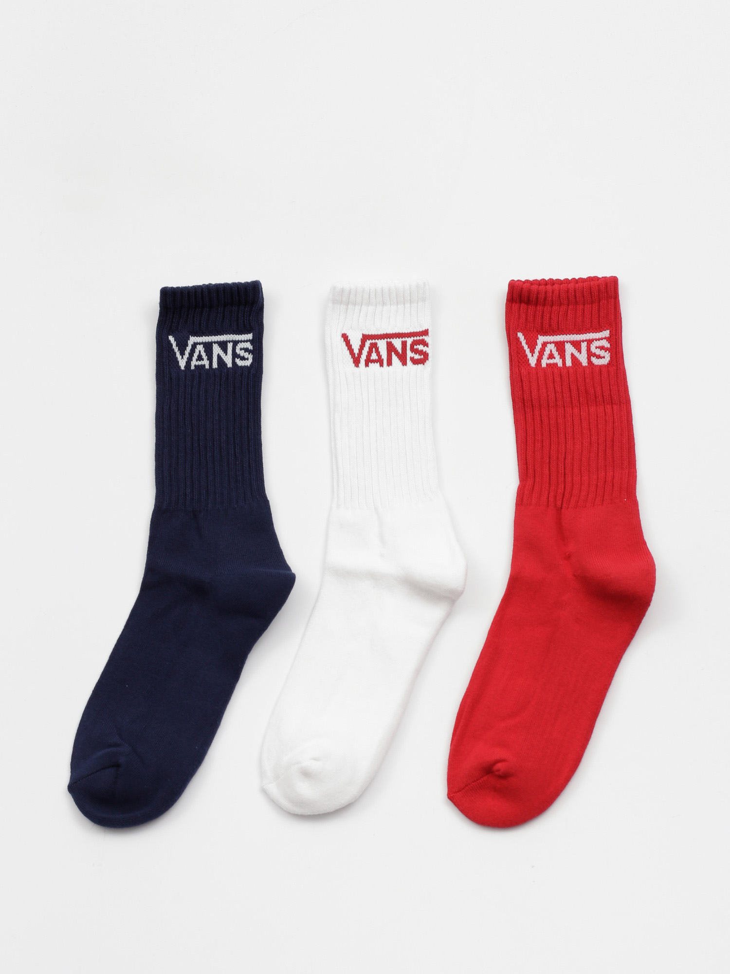 Skarpetki Vans Classic Crew 3Pk (dress blues/chilli pepper)