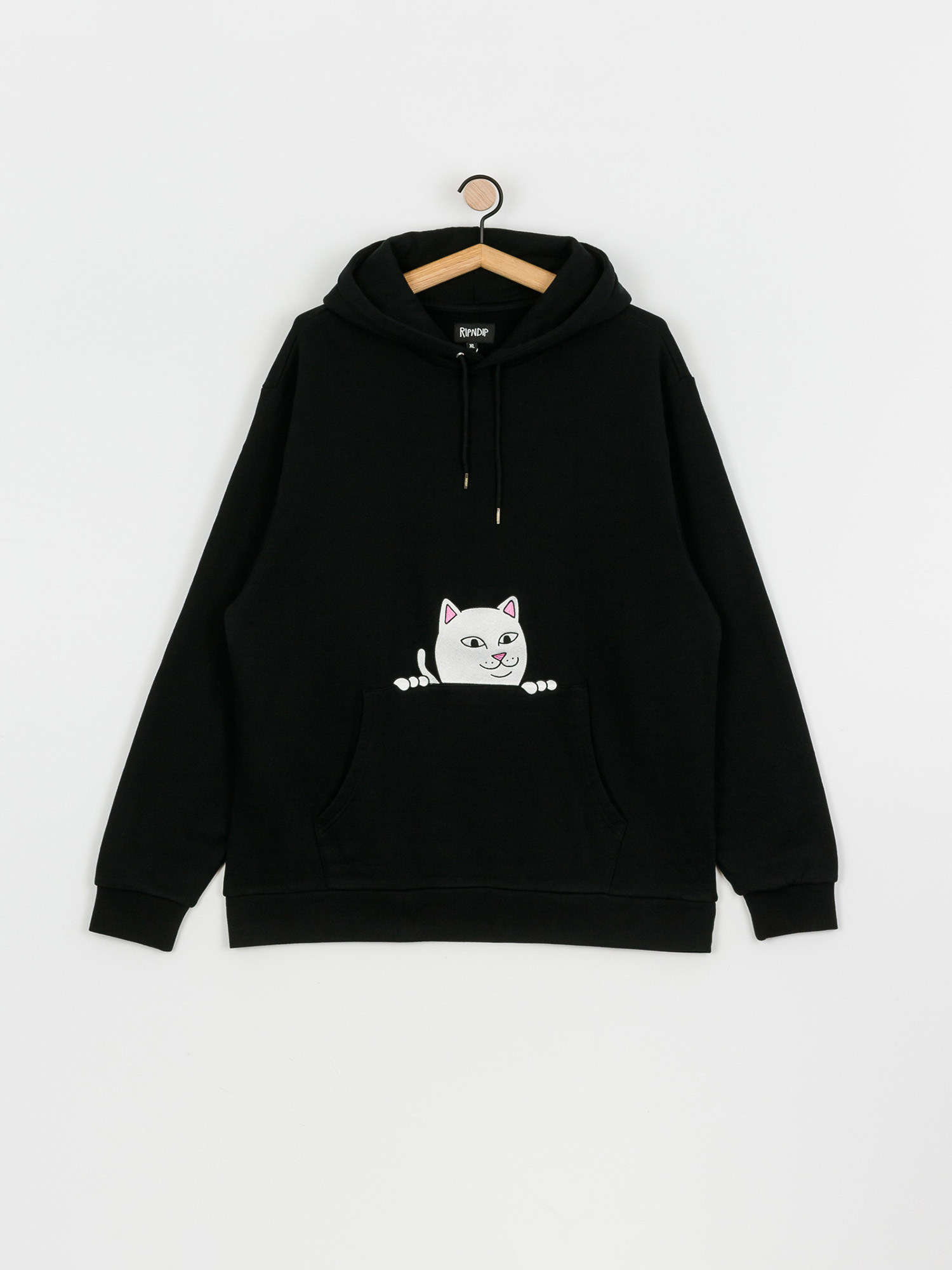 Bluza z kapturem RipNDip Peeking Nermal HD (black)