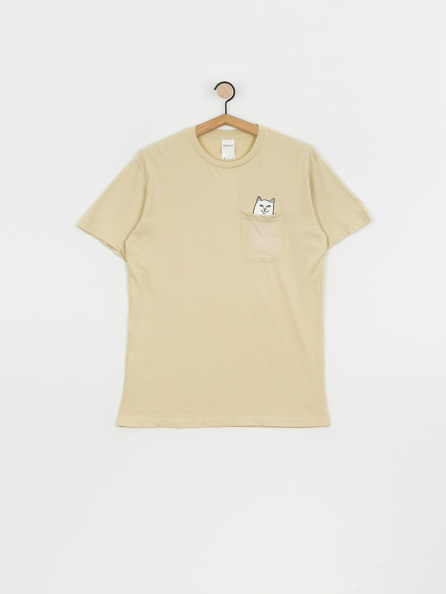 T-shirt RipNDip Lord Nermal Pocket (tan)