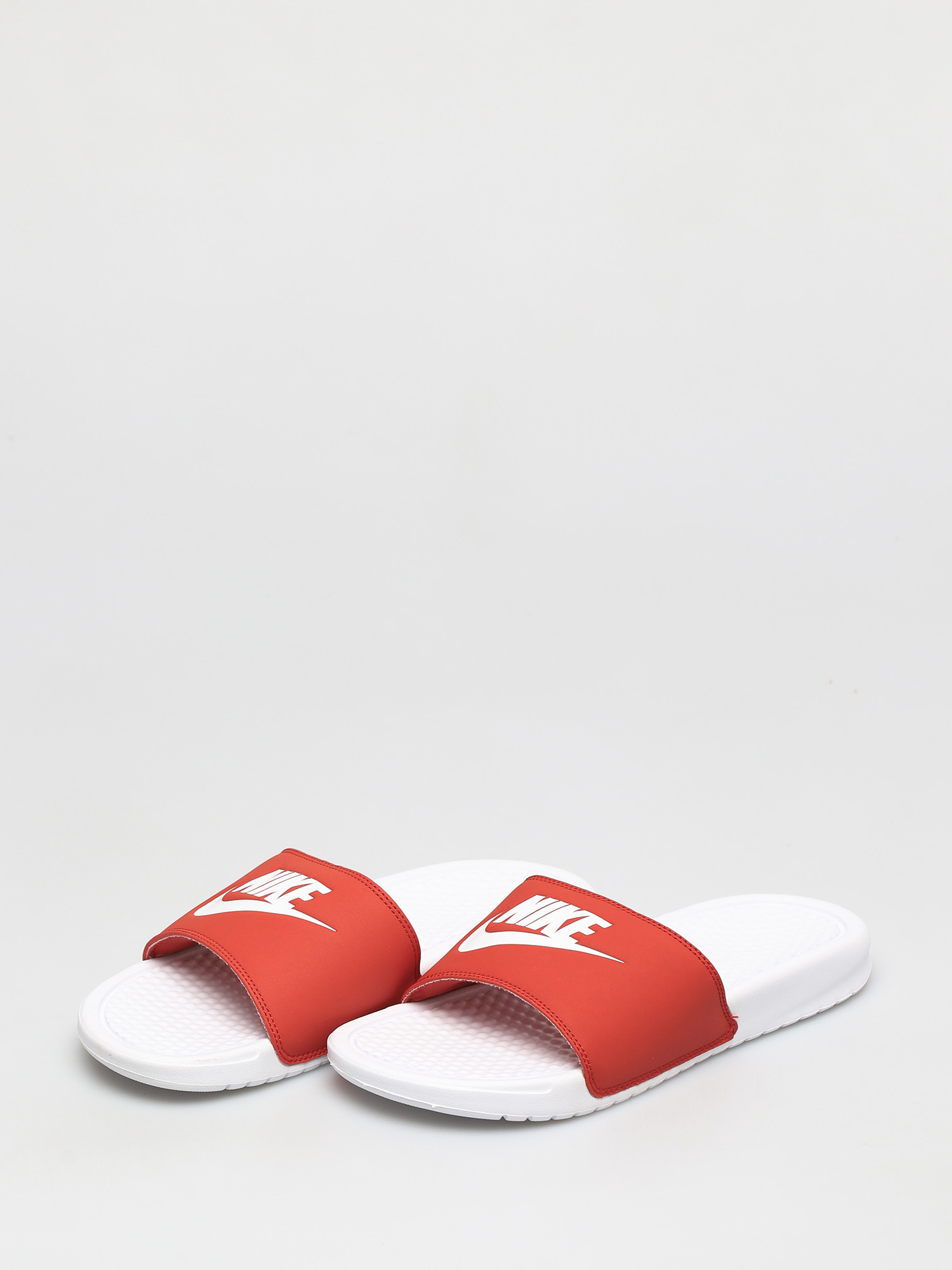 Klapki Nike Benassi Just Do It (white/white mystic red)