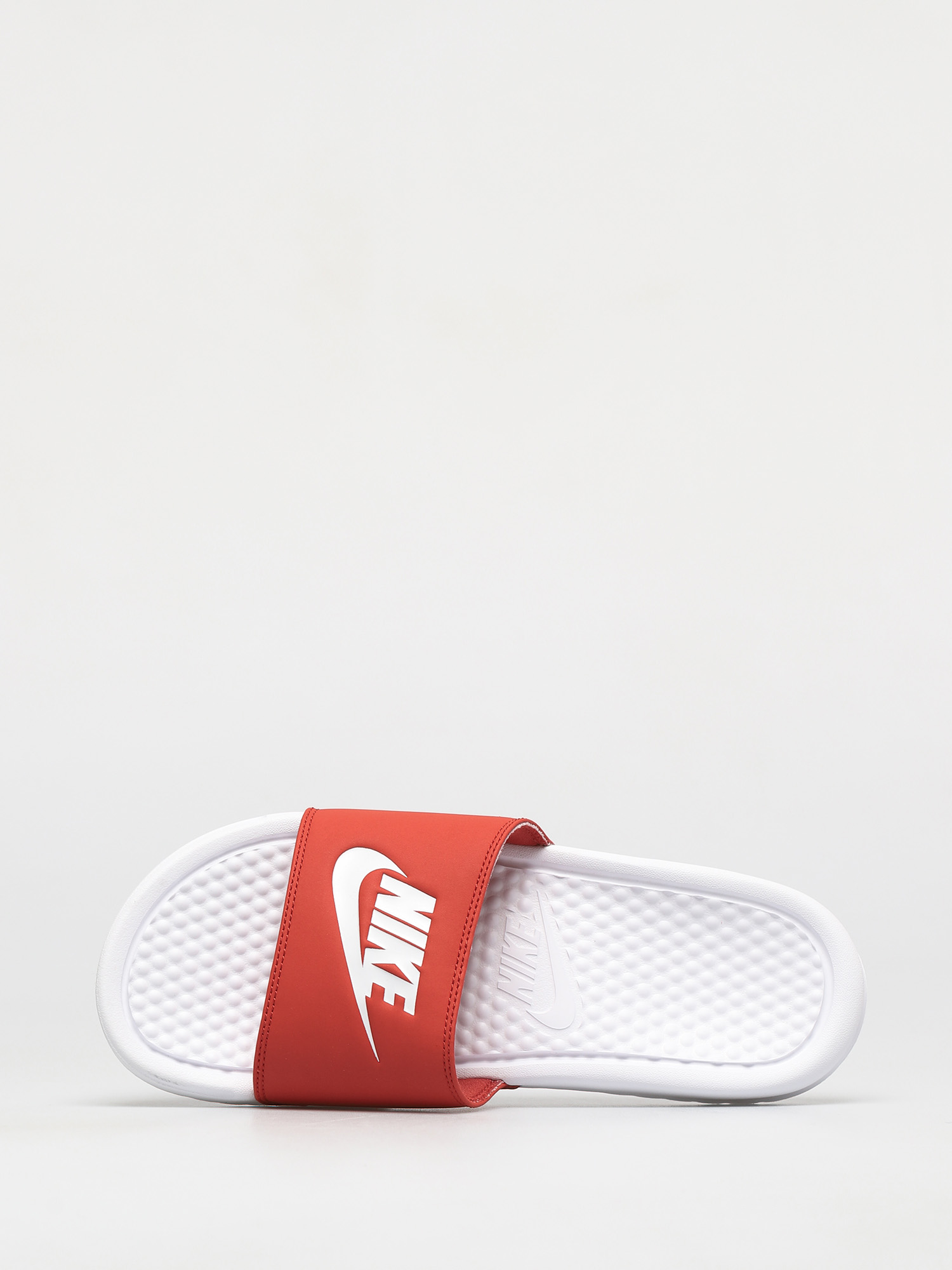 Klapki Nike Benassi Just Do It (white/white mystic red)