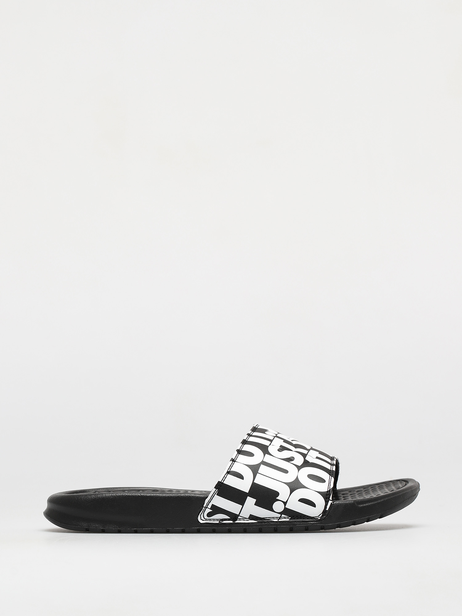 Klapki Nike Benassi Just Do It Print (black/white)