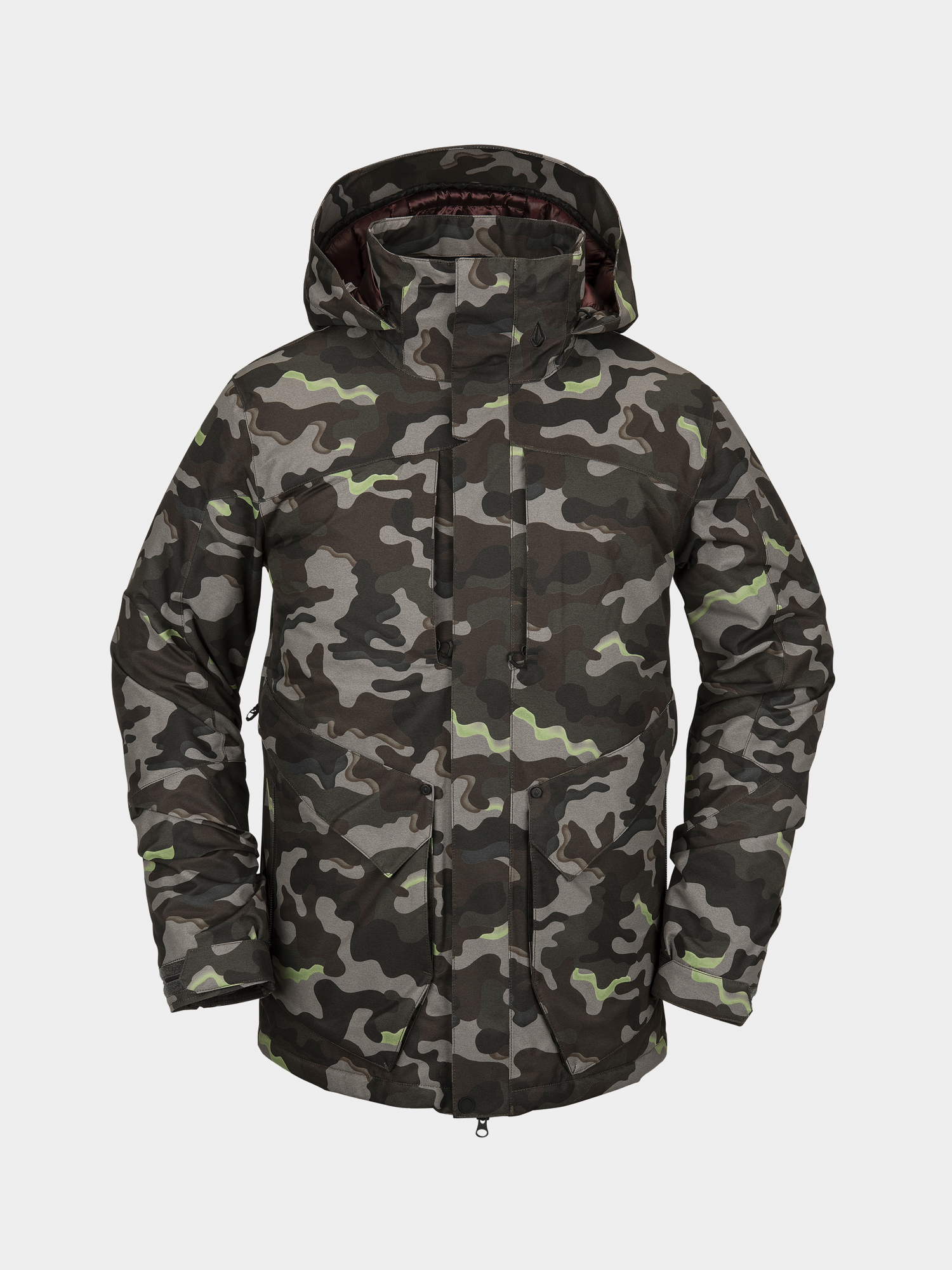 Męska Kurtka snowboardowa Volcom Anders 2L Tds (army)