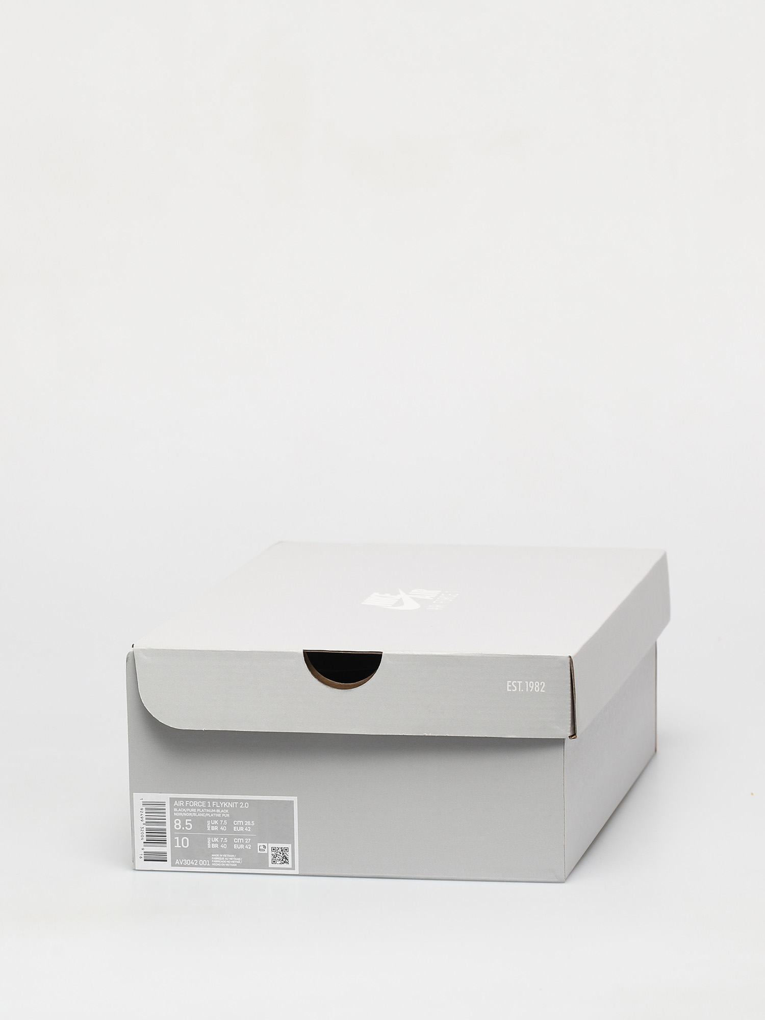 Buty Nike Af1 Flyknit Low (black/pure platinum black white)