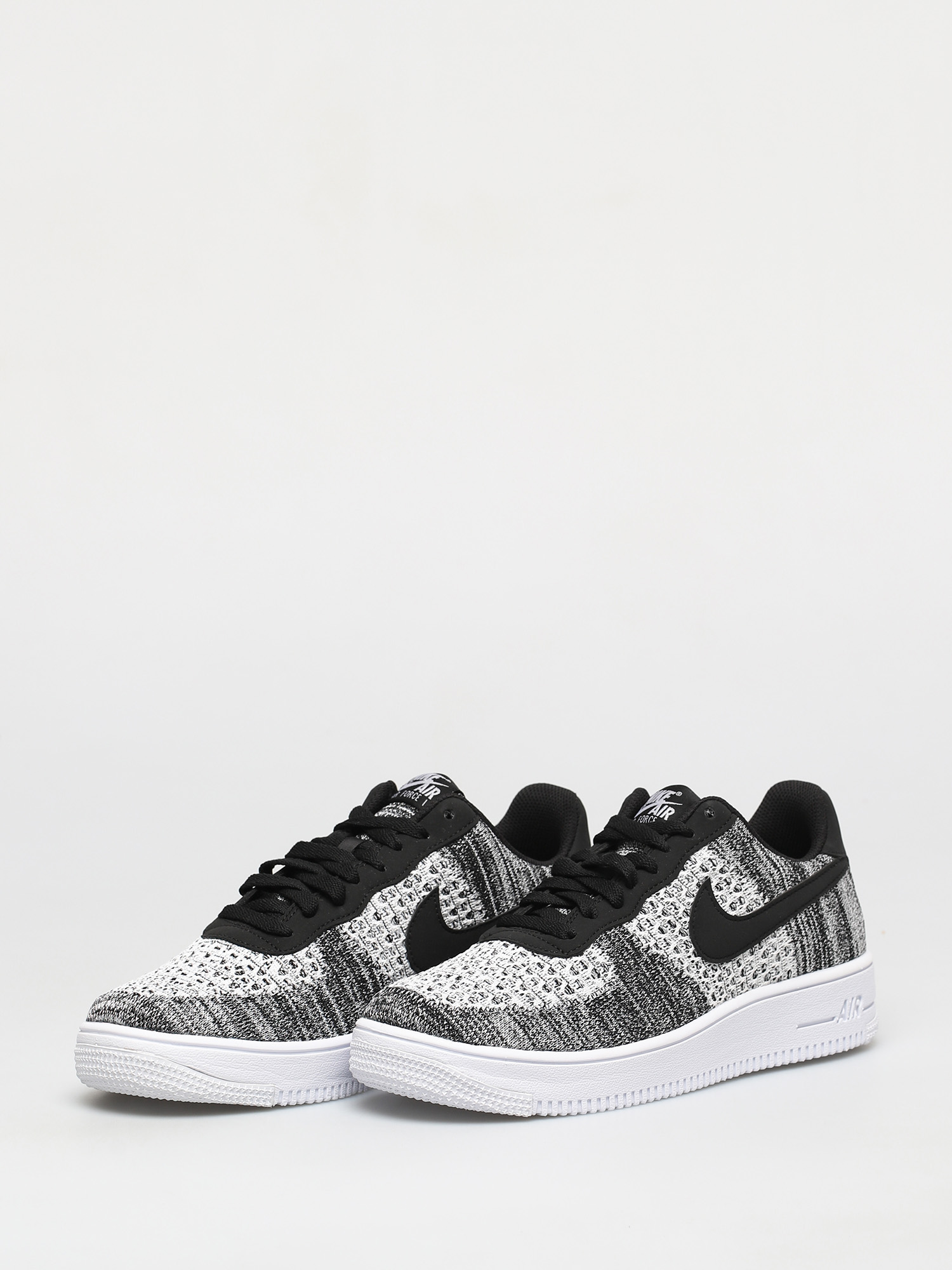 Buty Nike Af1 Flyknit Low (black/pure platinum black white)