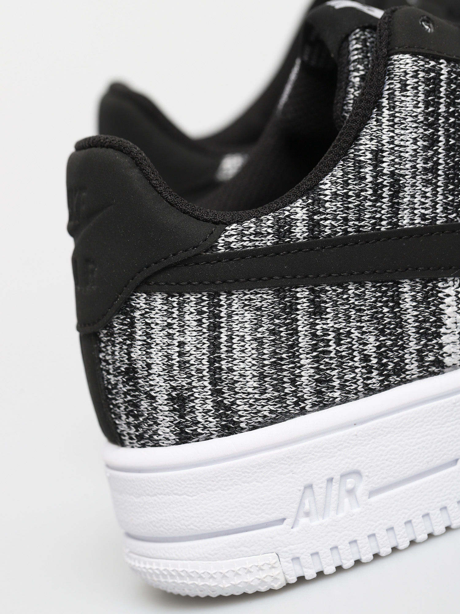 Buty Nike Af1 Flyknit Low (black/pure platinum black white)