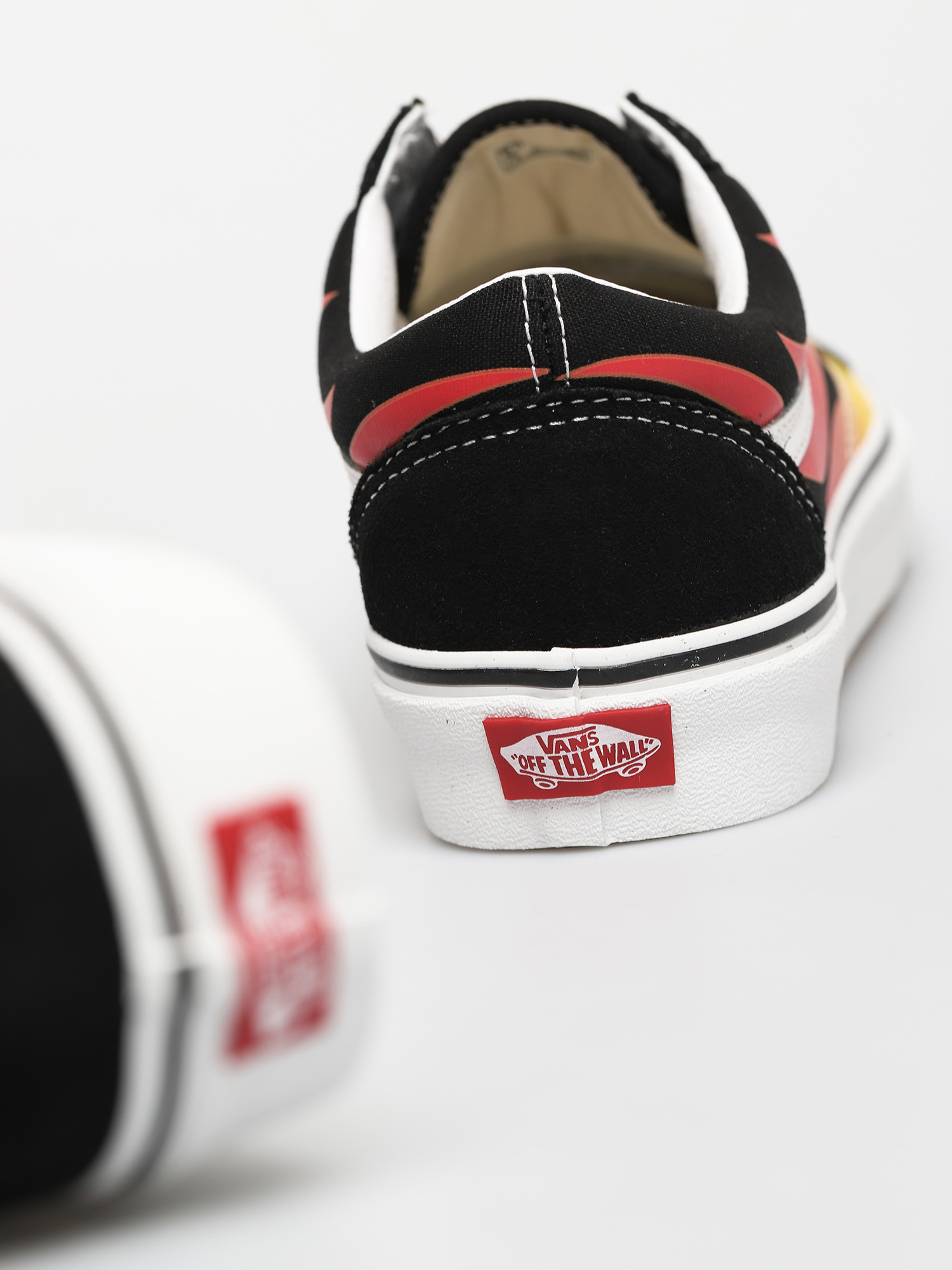 Buty Vans Old Skool - wielobarwny (flame/black/black/true white)