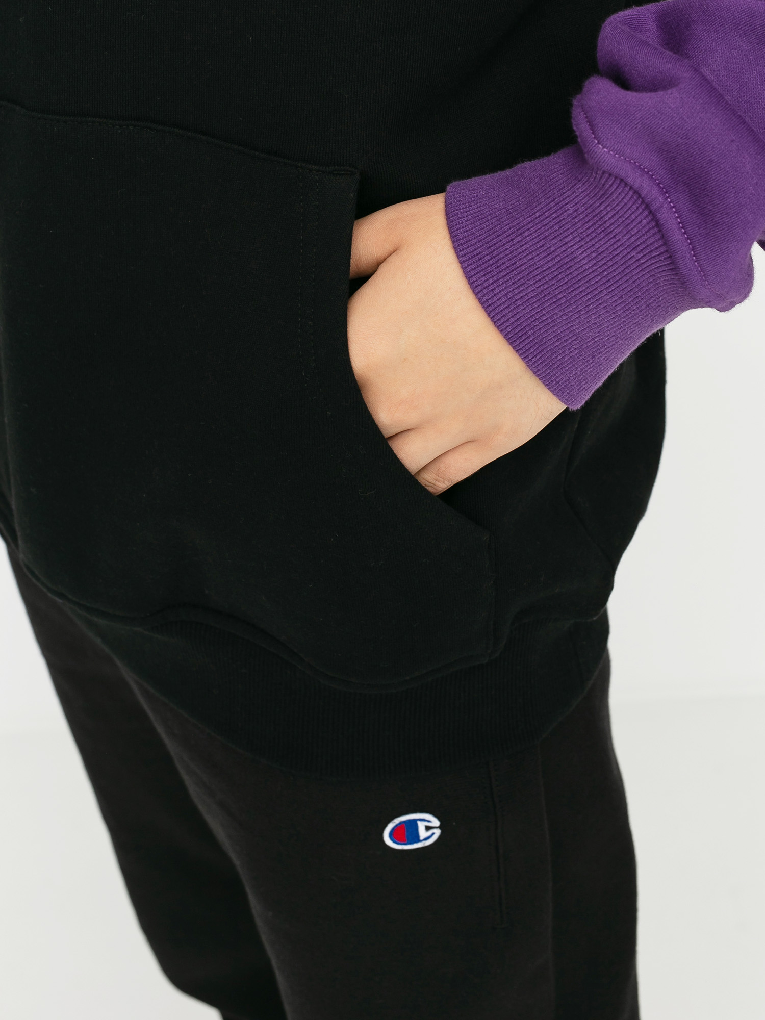 Bluza z kapturem MassDnm Result HD (purple/black)