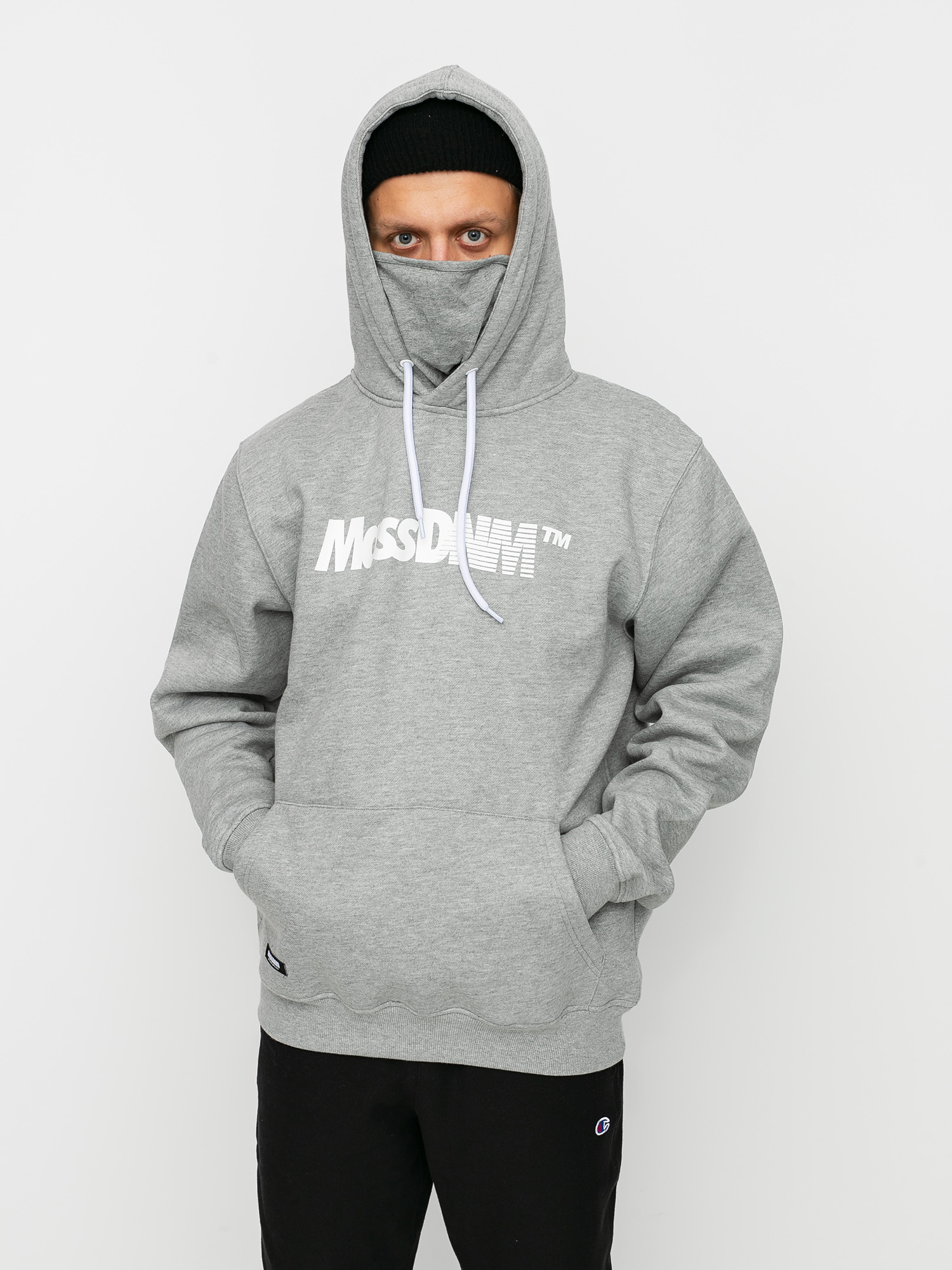 Bluza z kapturem MassDnm Shock HD (light heather grey)