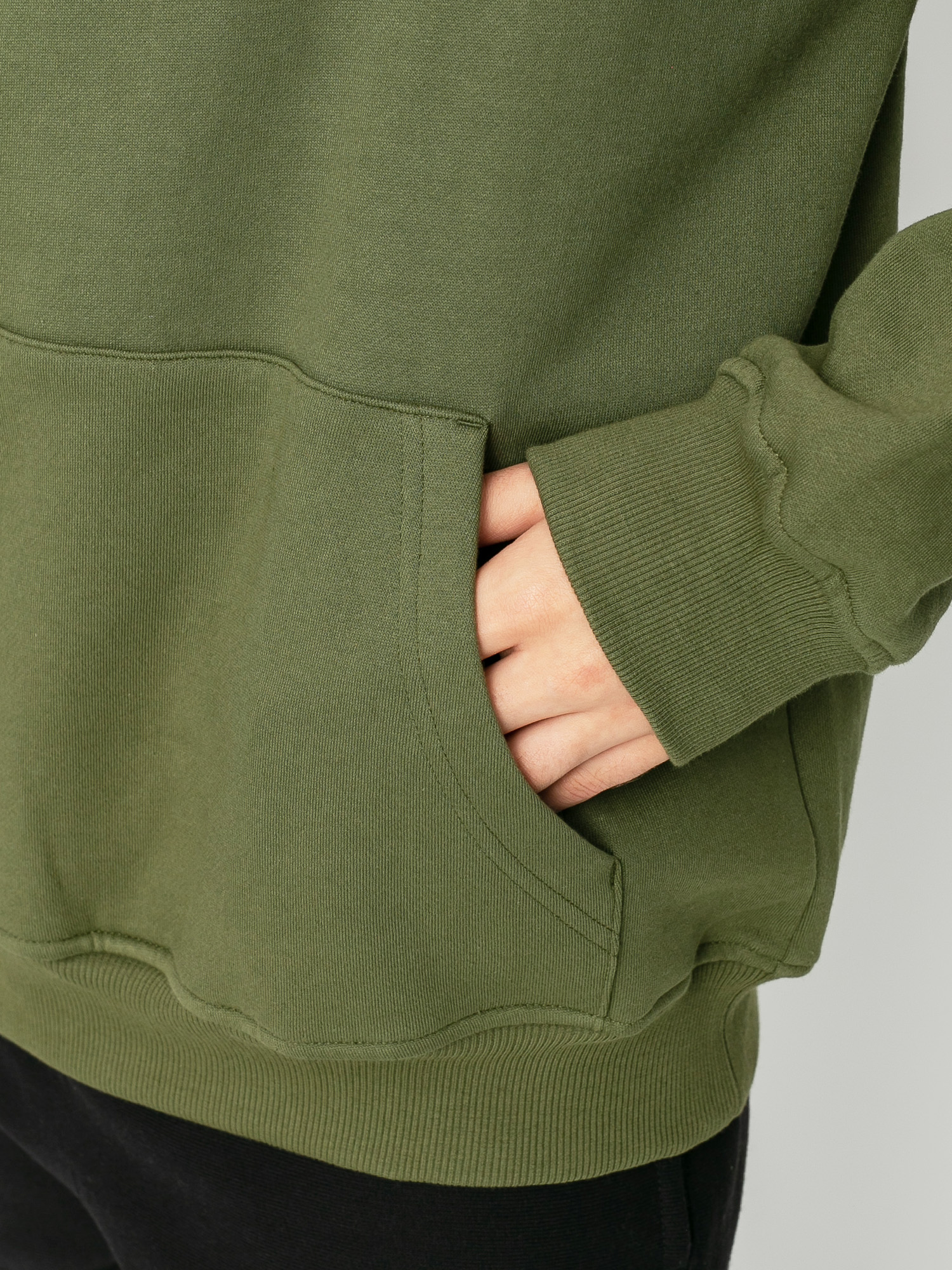 Bluza z kapturem MassDnm Base Small Logo HD (khaki)