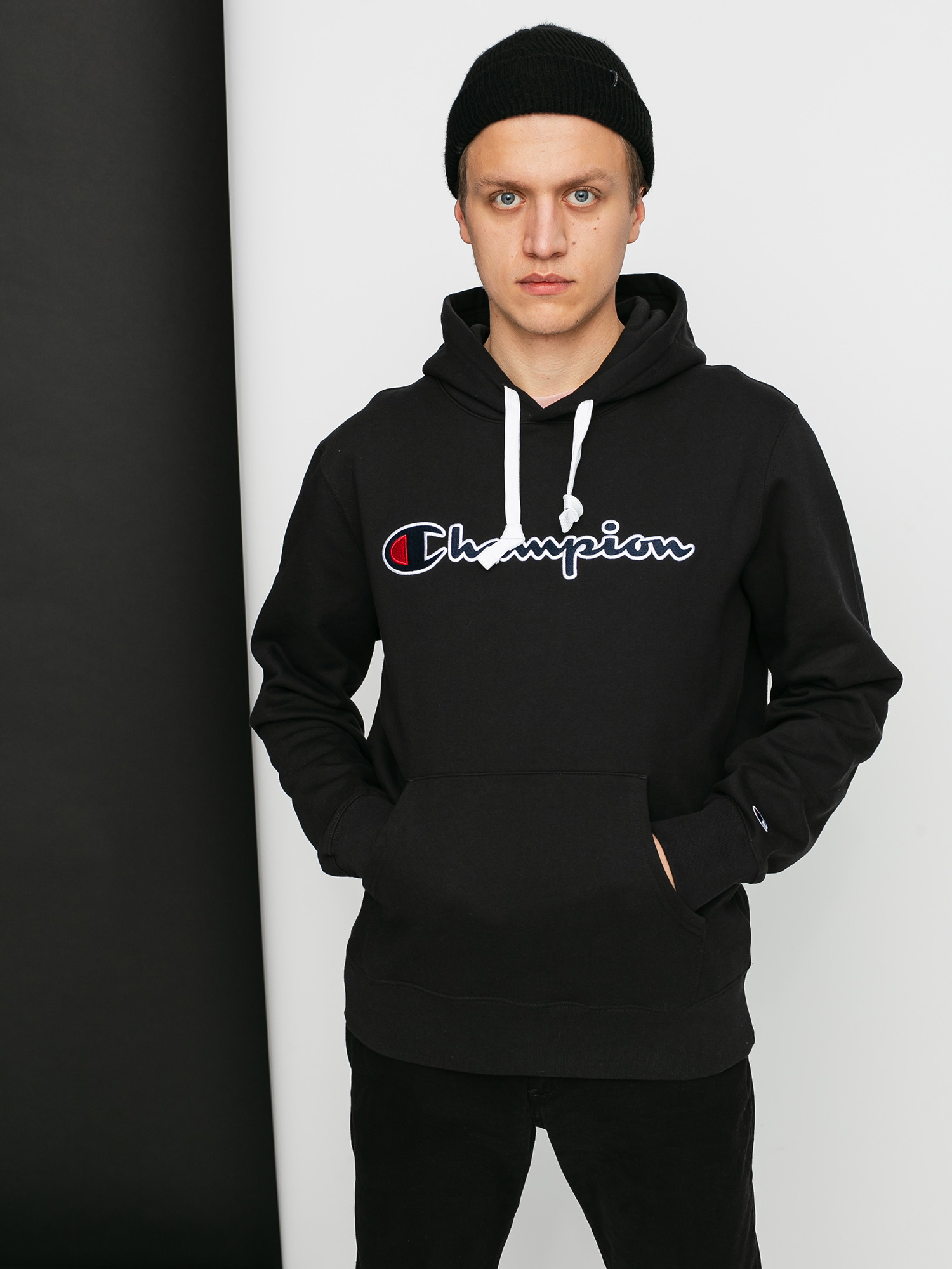 Bluza z kapturem Champion Sweatshirt HD 214718 (nbk)