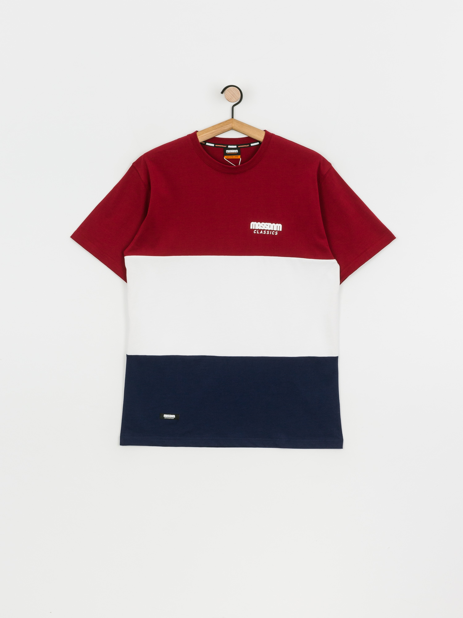 T-shirt MassDnm Zone (claret/navy)