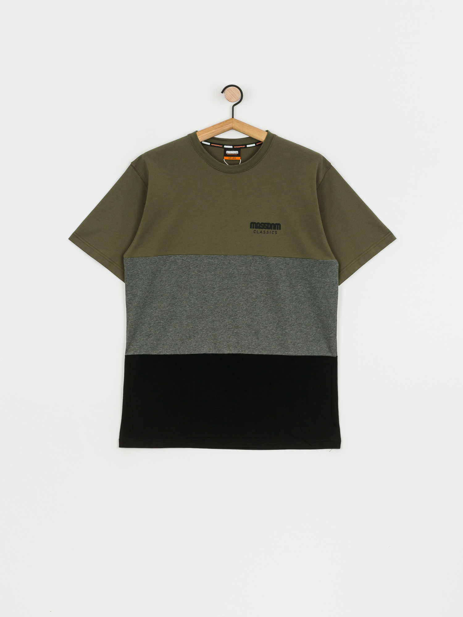 T-shirt MassDnm Zone (khaki/black)