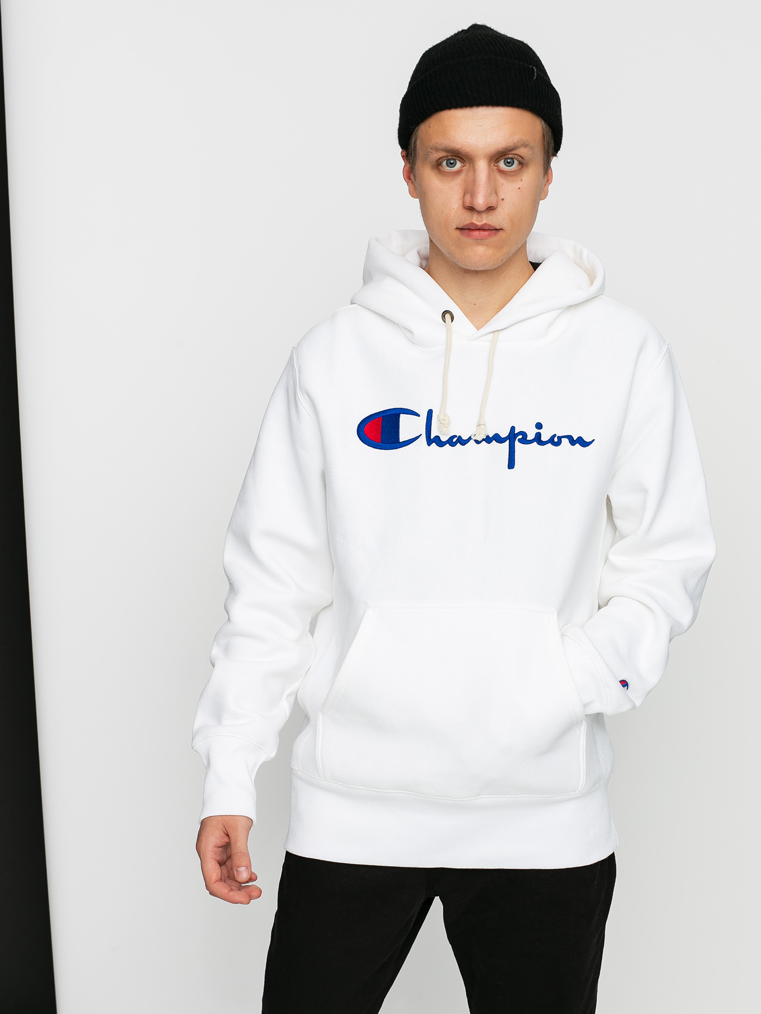 Bluza z kapturem Champion Sweatshirt HD 215210 (wht)