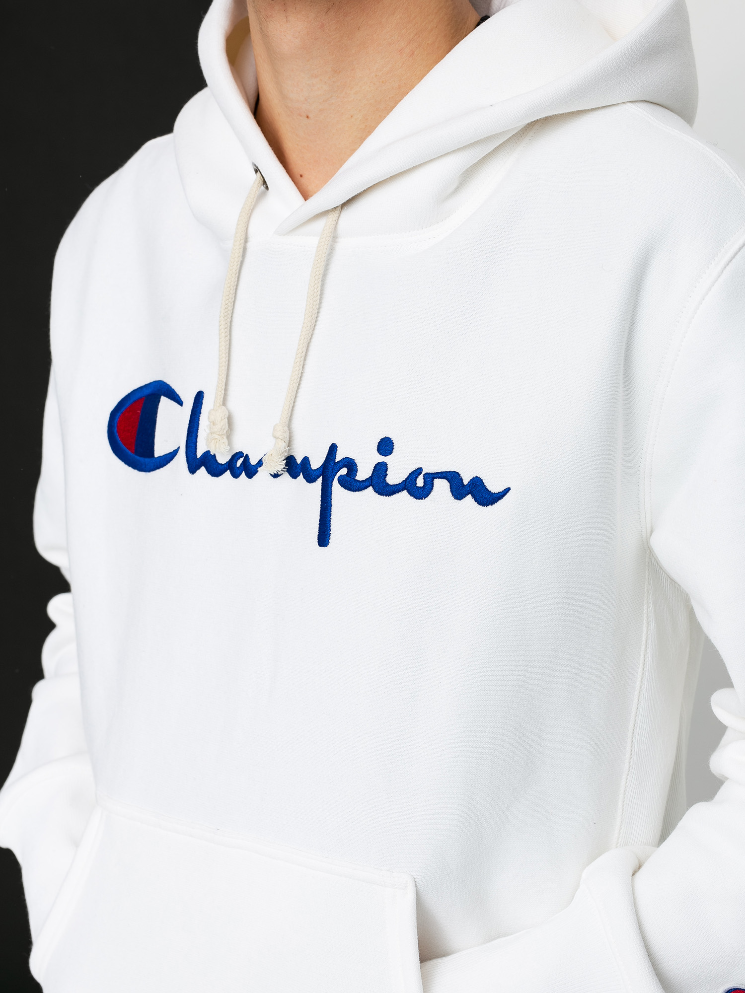 Bluza z kapturem Champion Sweatshirt HD 215210 (wht)