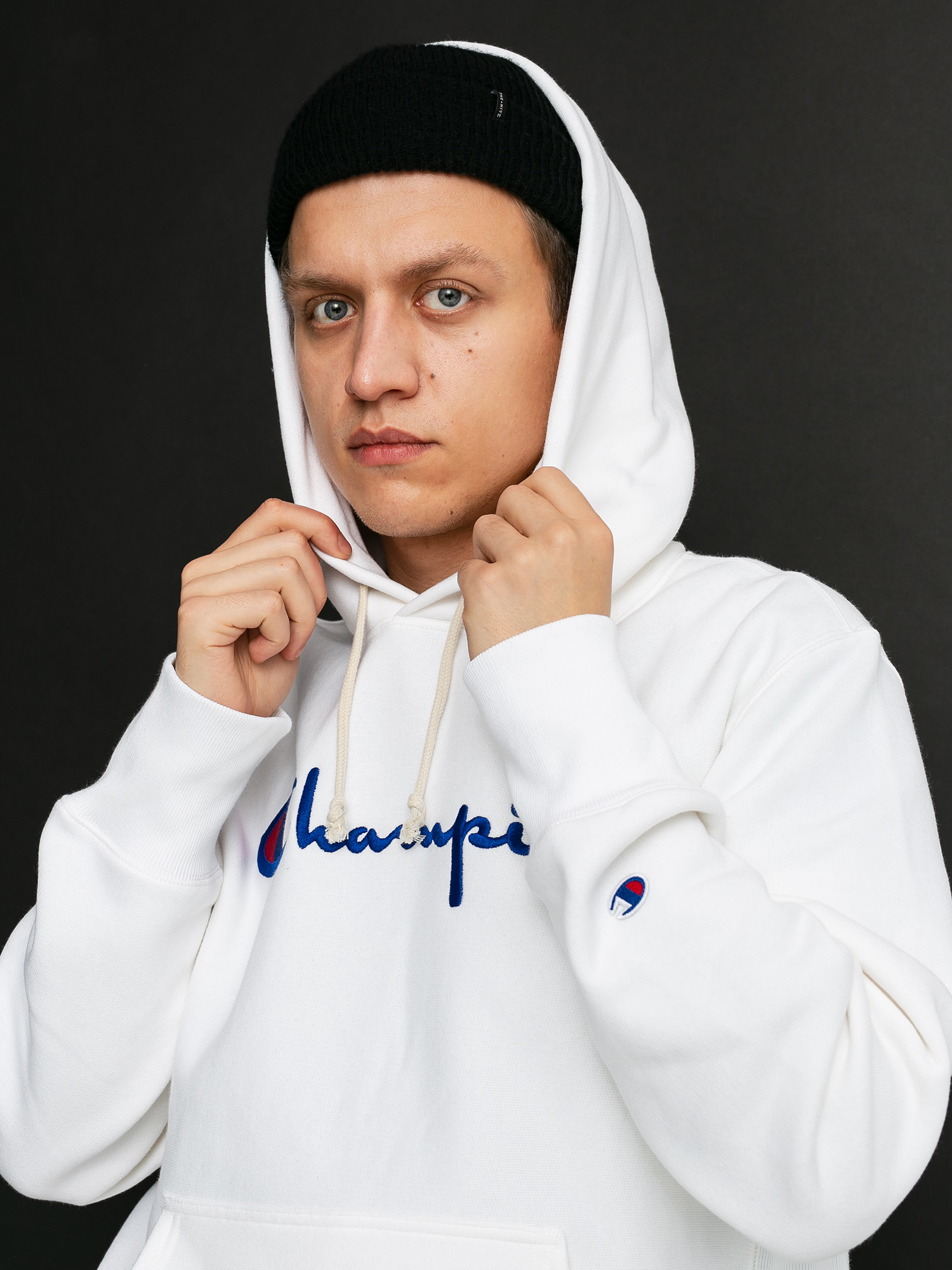 Bluza z kapturem Champion Sweatshirt HD 215210 (wht)