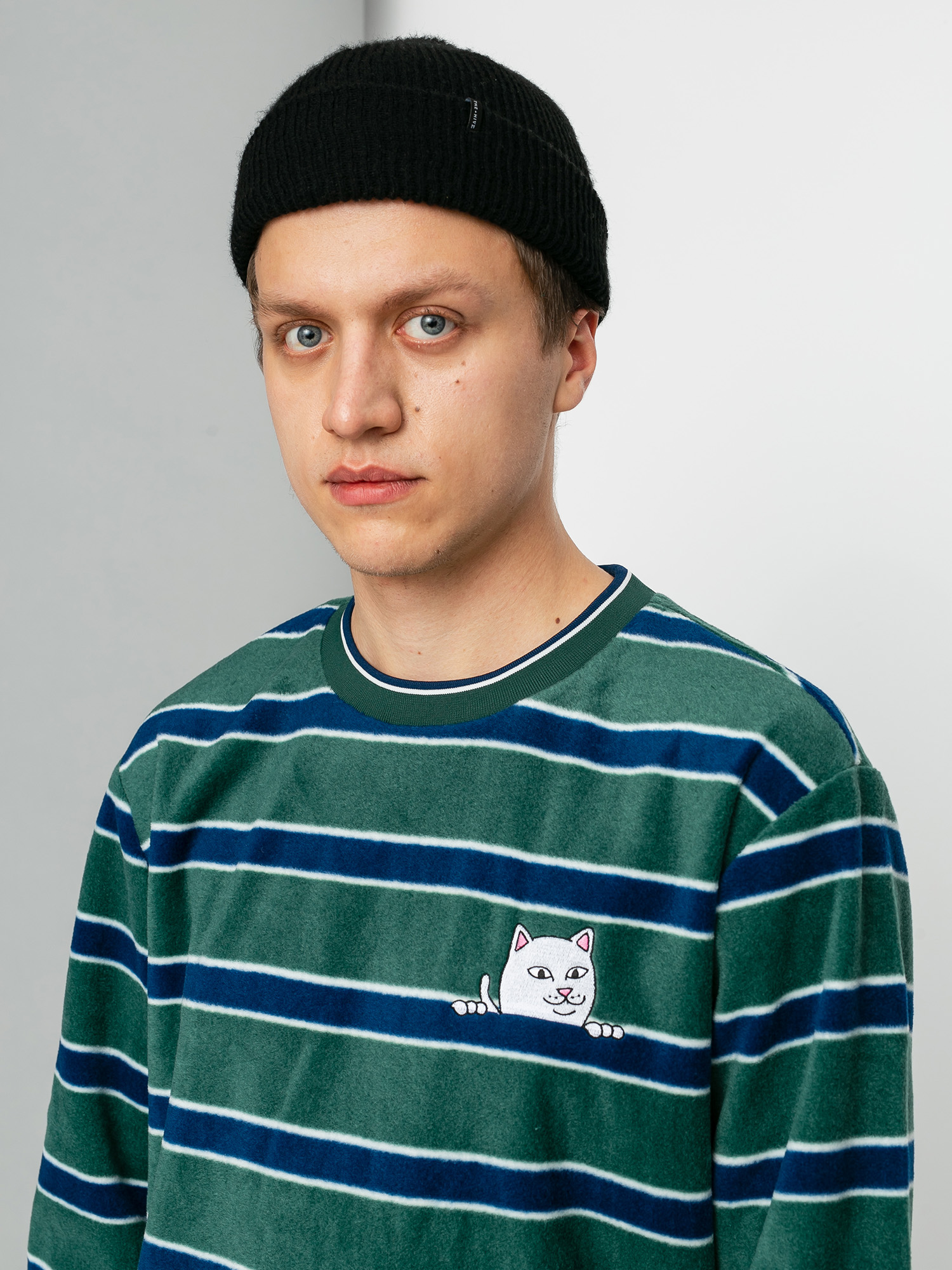 Sweter RipNDip Peeking Nermal (hunter/navy)