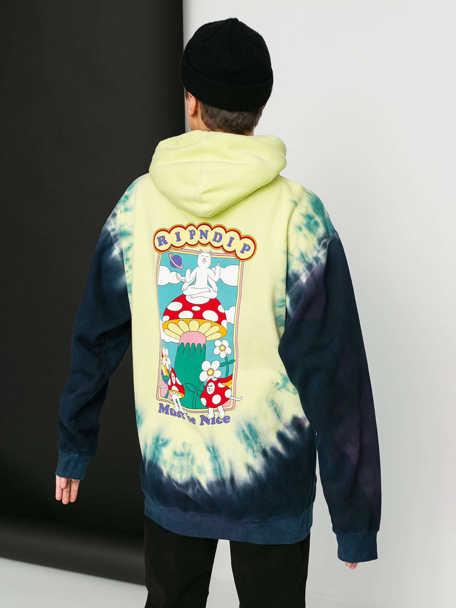 Bluza z kapturem RipNDip Utopia HD (navy/teal u dye)