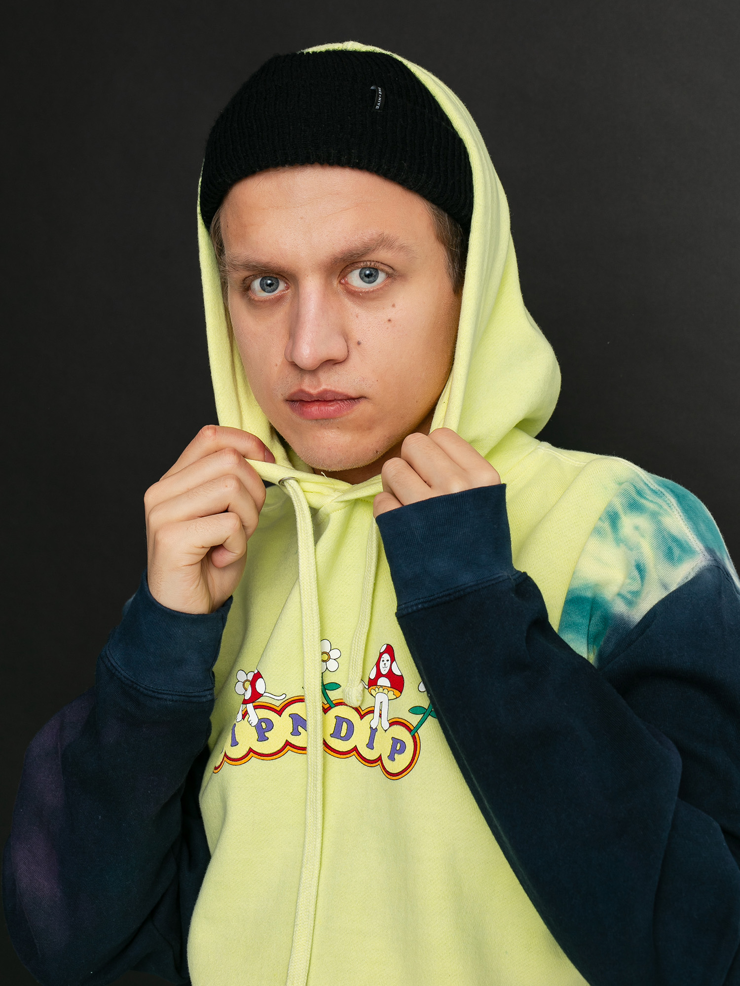 Bluza z kapturem RipNDip Utopia HD (navy/teal u dye)