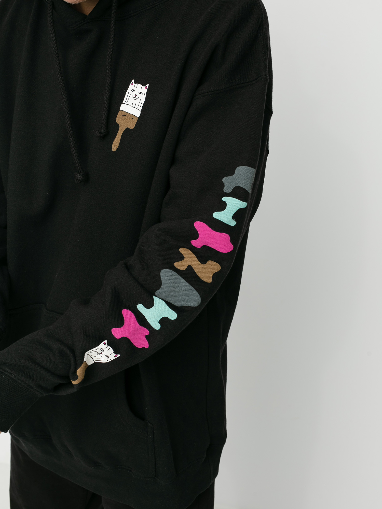 Bluza z kapturem RipNDip Beautiful Mountain HD (black)