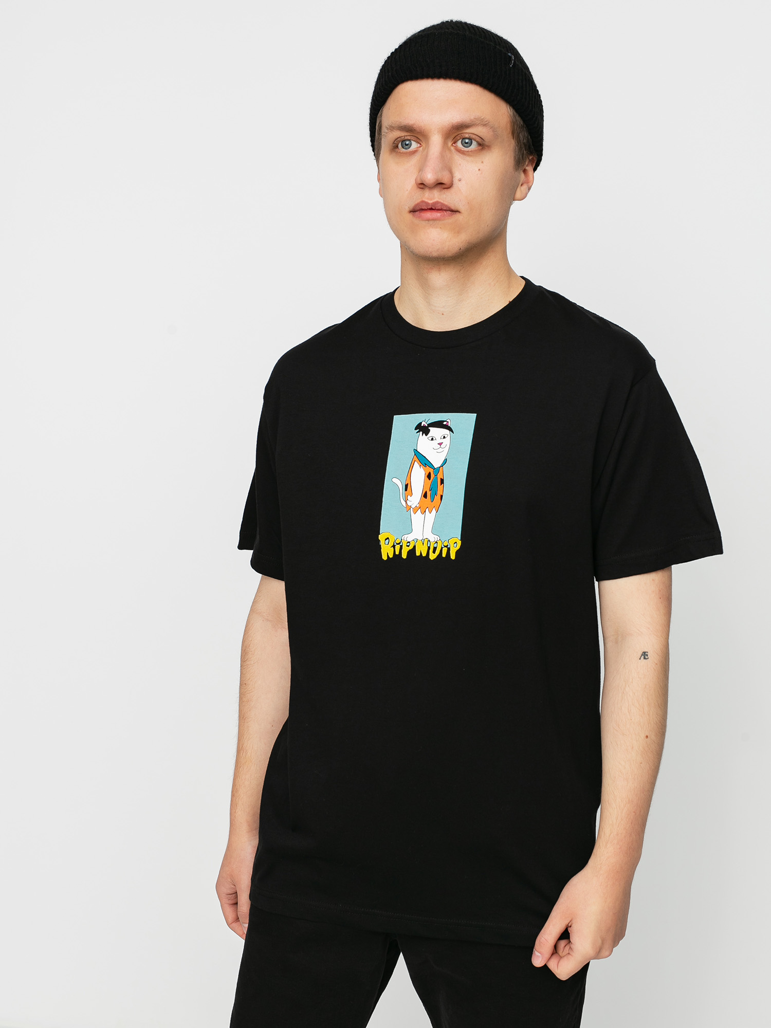 T-shirt RipNDip Bedrock (black)